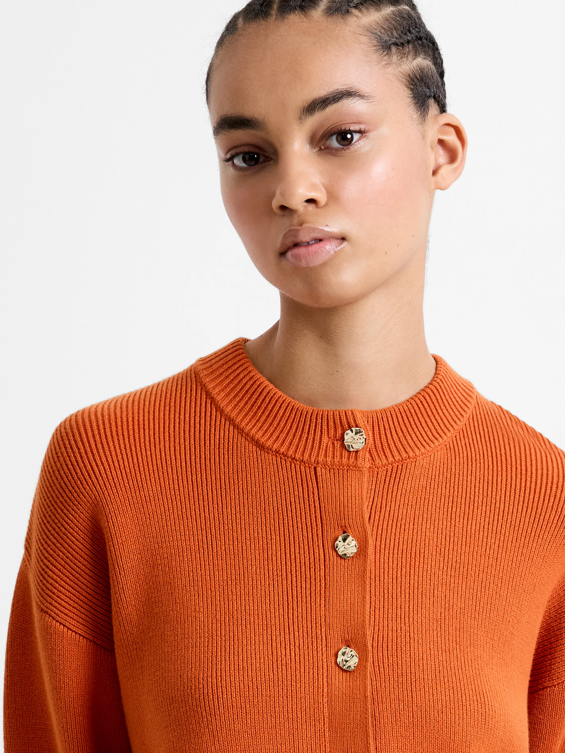 Milano Mozart Knit Button Down Cardigan - Image 4