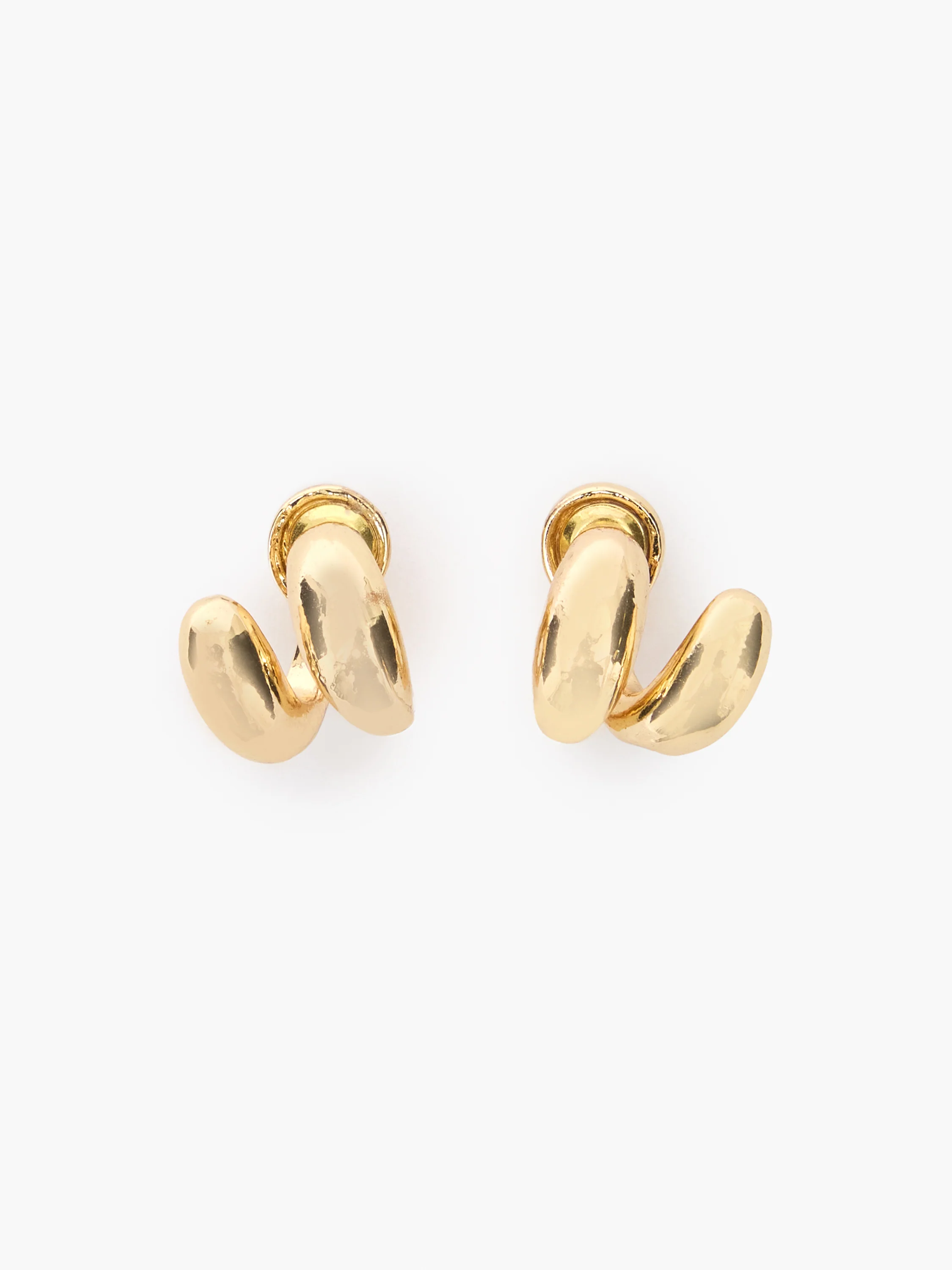 Mini Twisted Double Stud Earrings - Image 2