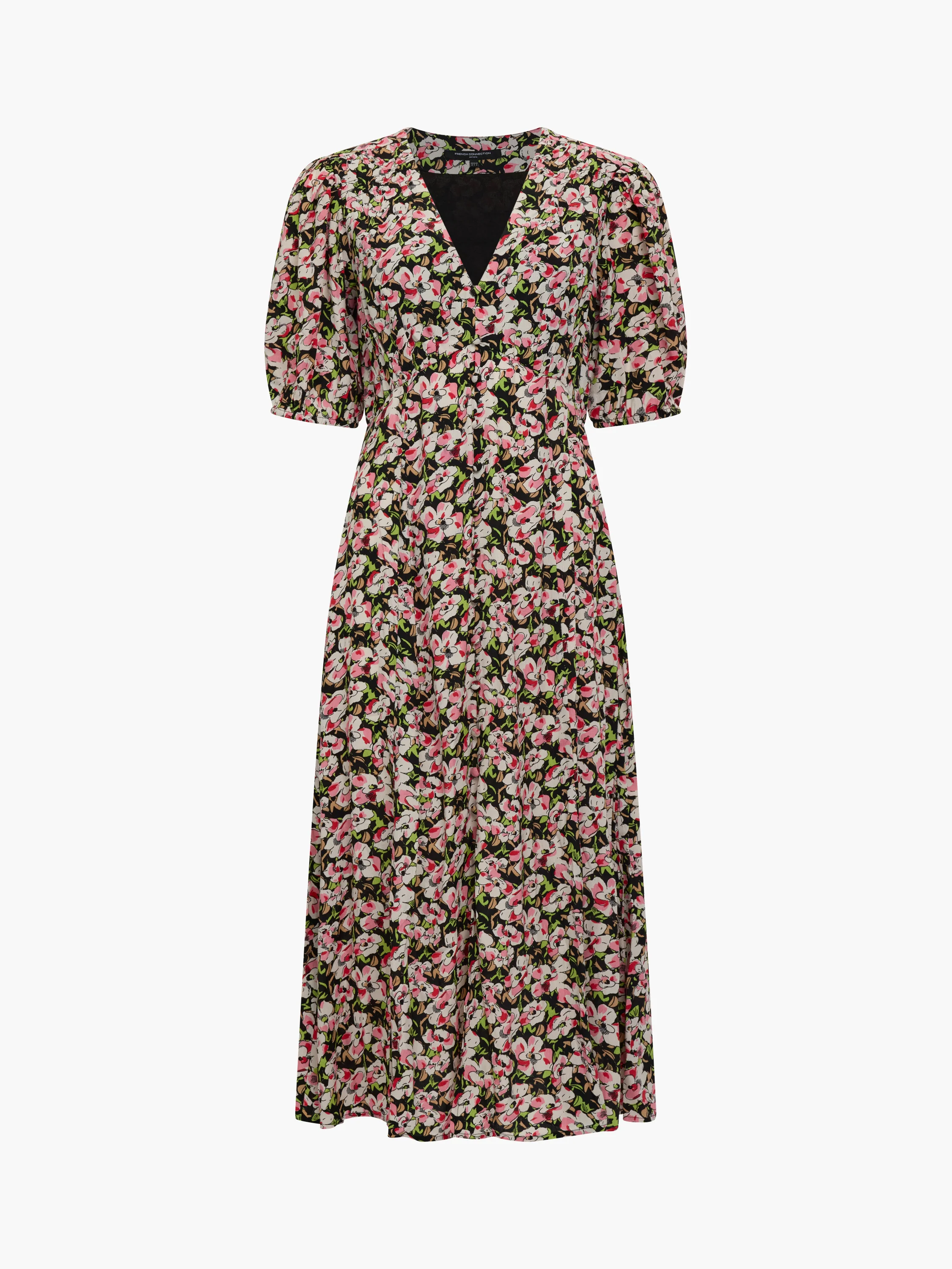 Molly Lizzie Eco Puff Sleeve Tea Dress - Image 7