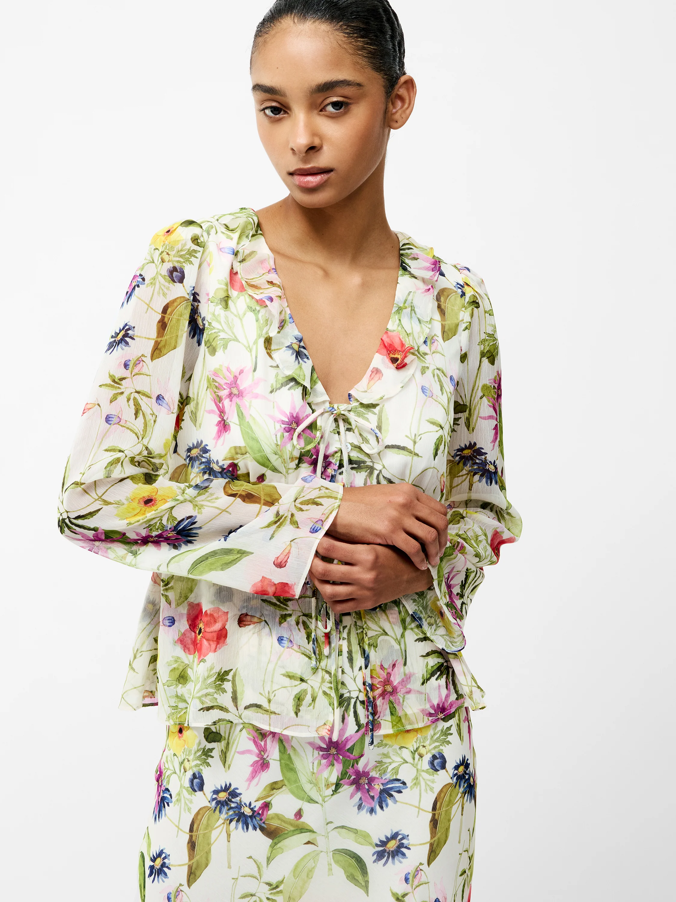 Monica Hallie Crinkle Blouse - Image 2