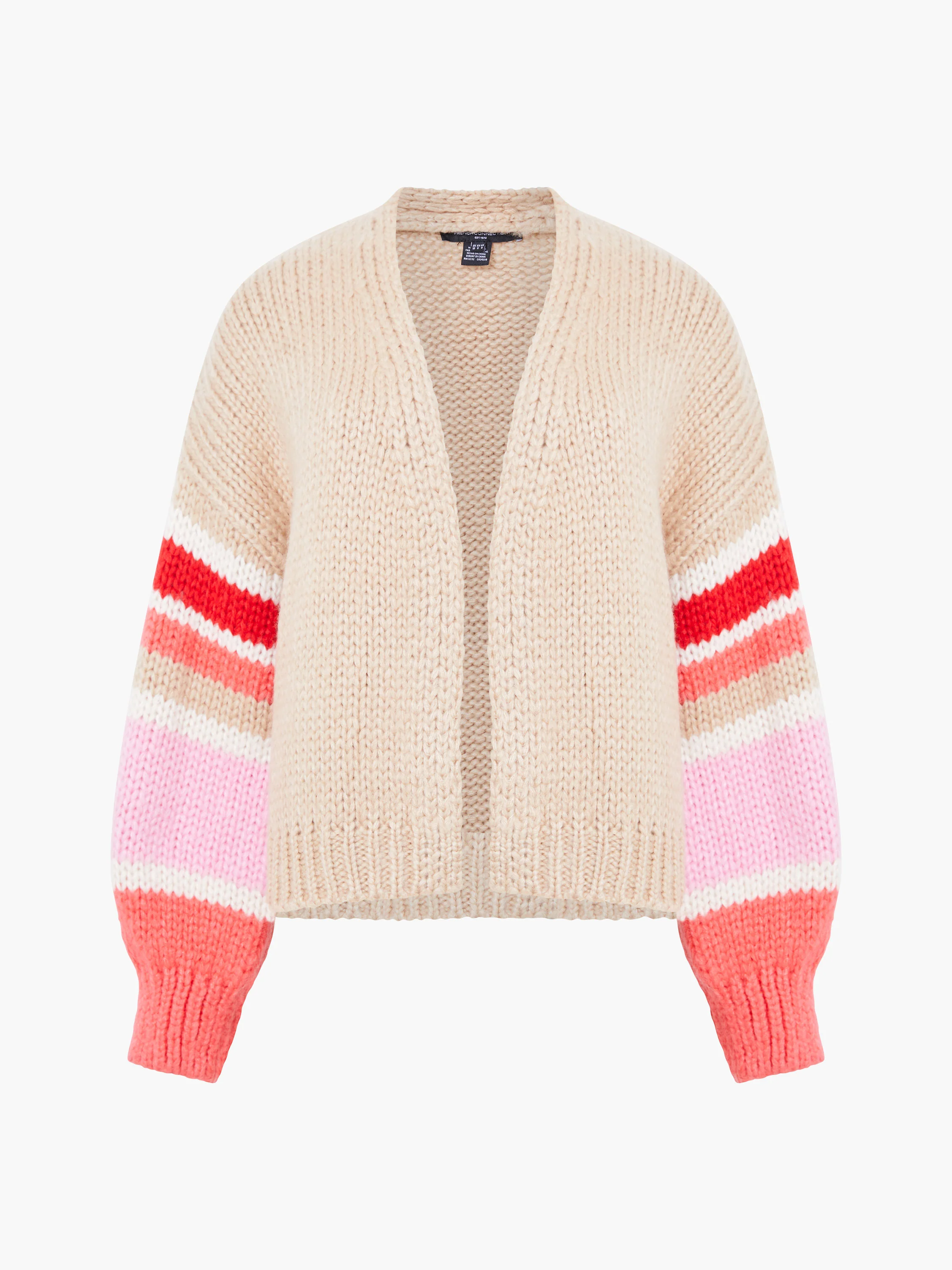 Monroe Stripe Long Sleeve V Neck Cardigan - Image 8