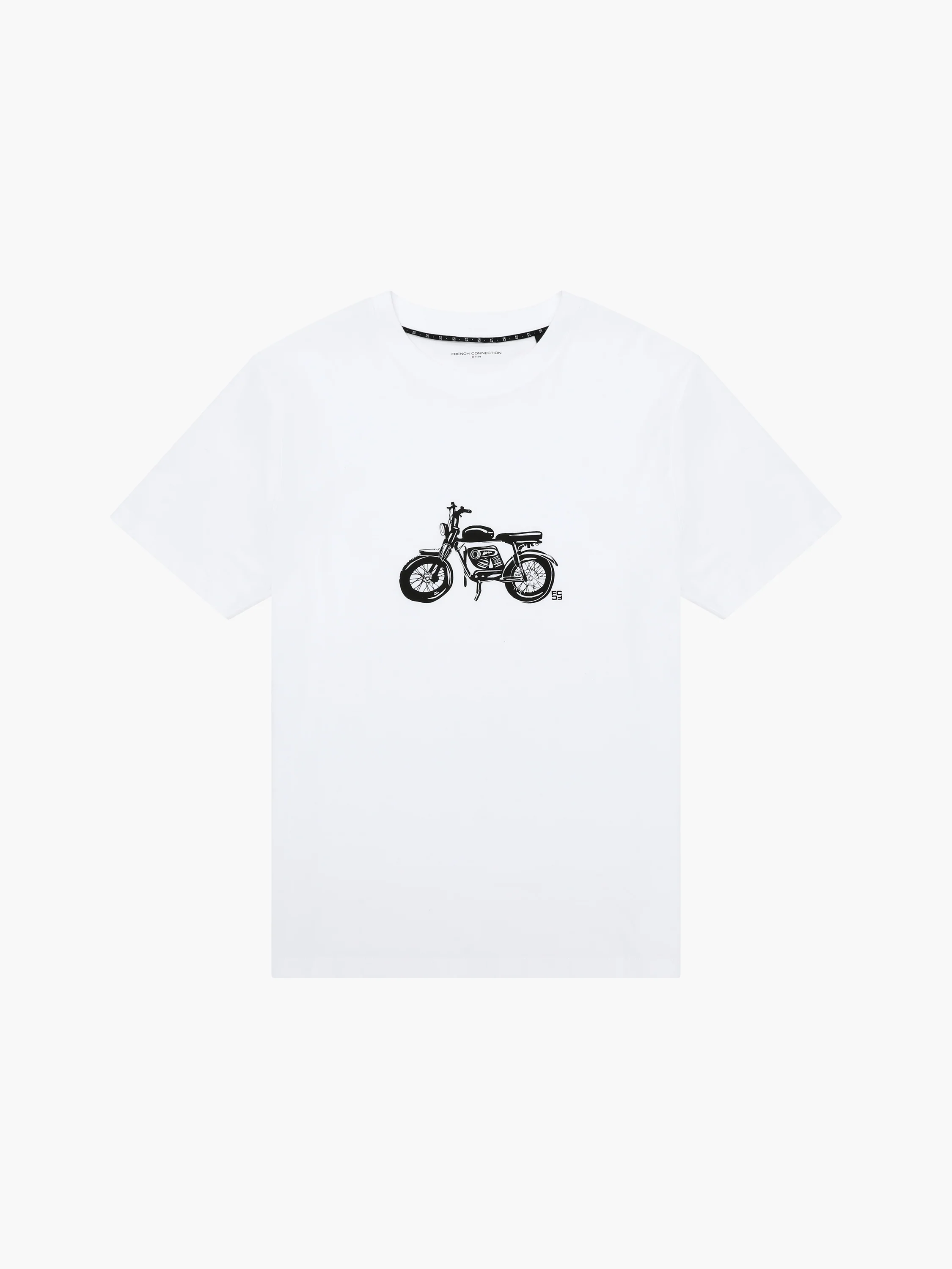 Motorbike Organic Short Sleeve Graphic T-Shirt - Image 6