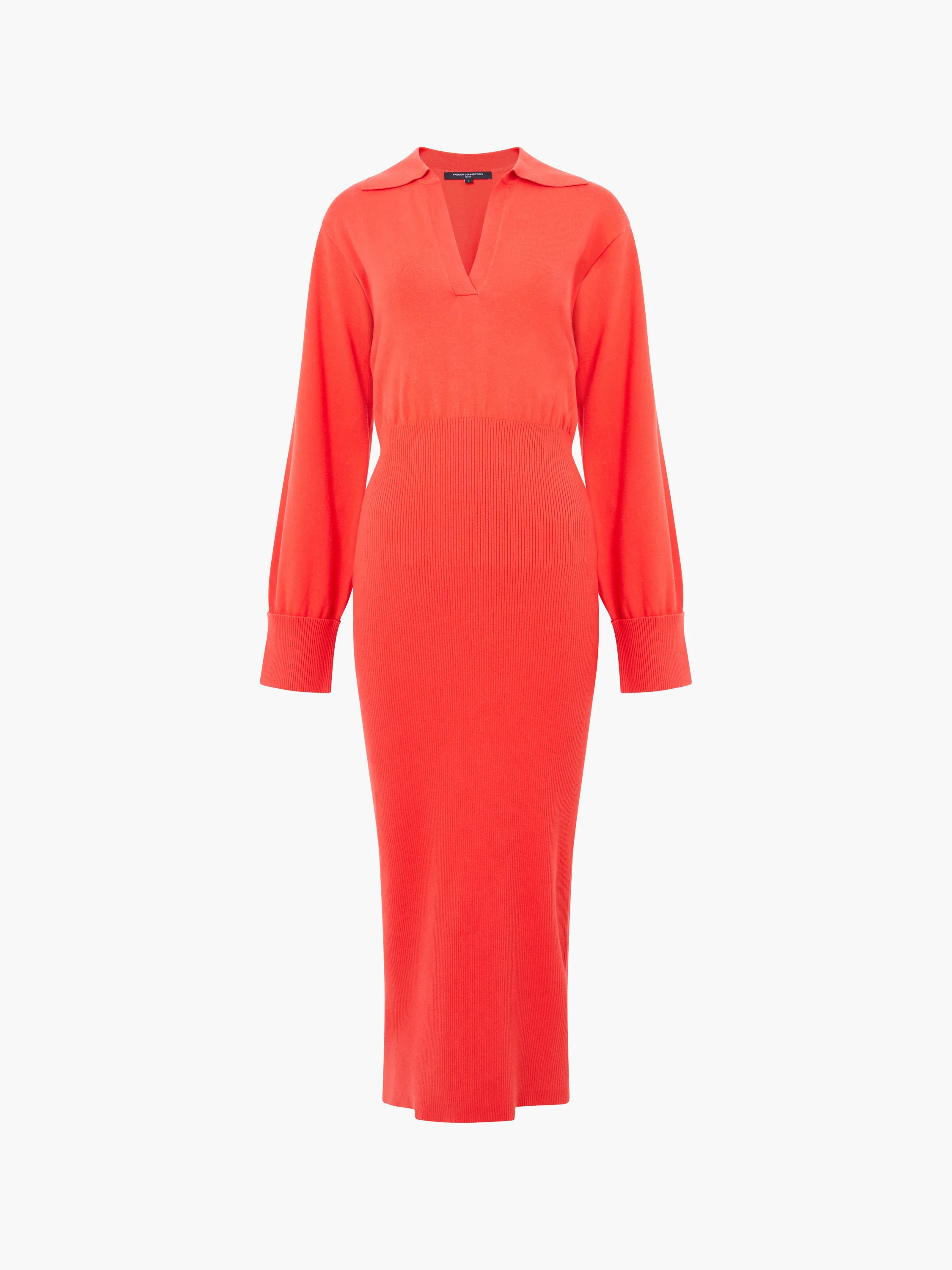 Mozza Collared Knit Midi Dress - Image 6
