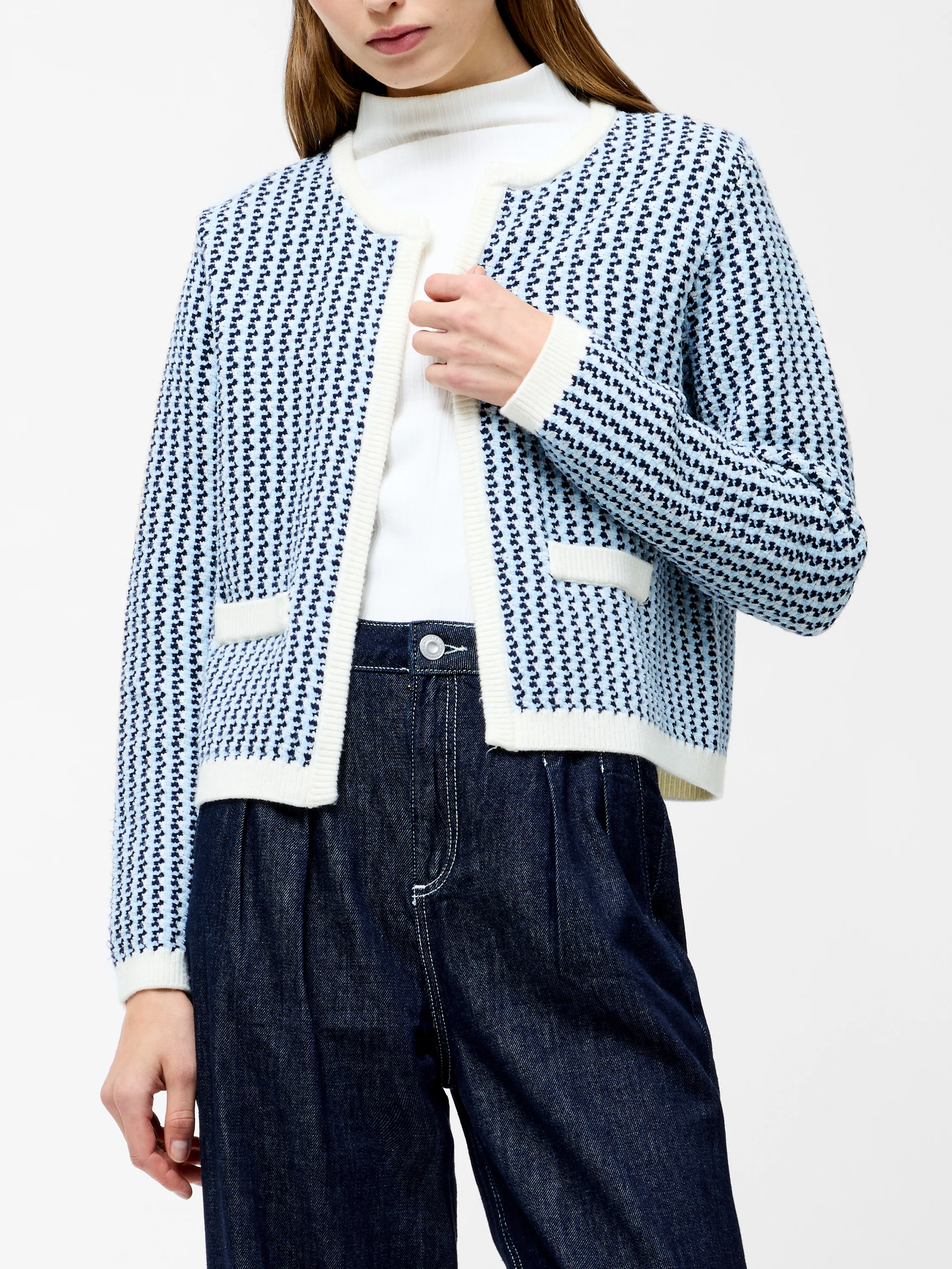 Noar Textured Knit Cardigan - Image 5