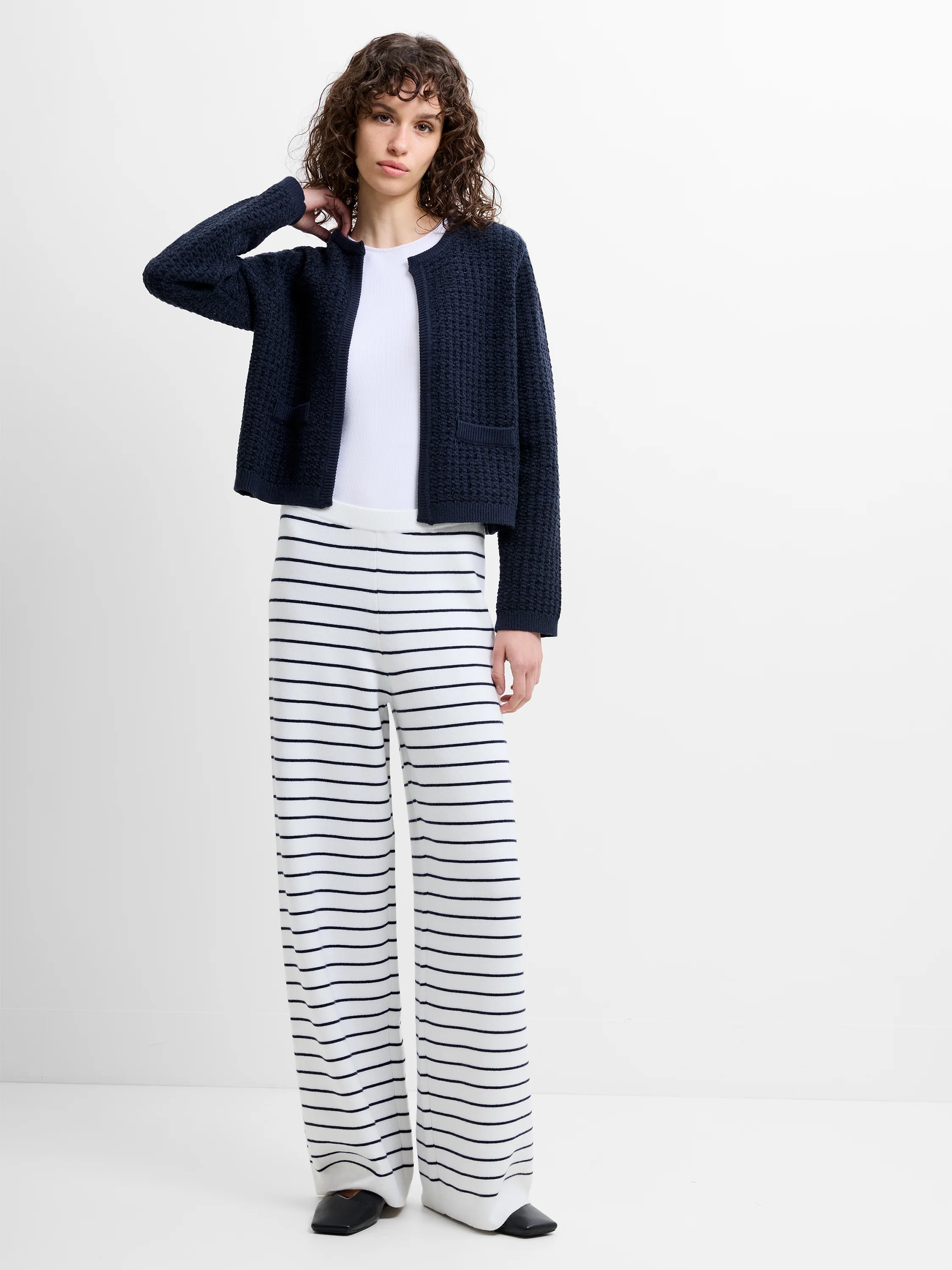 Noar Moss Stitch Knit Cardigan - Image 3