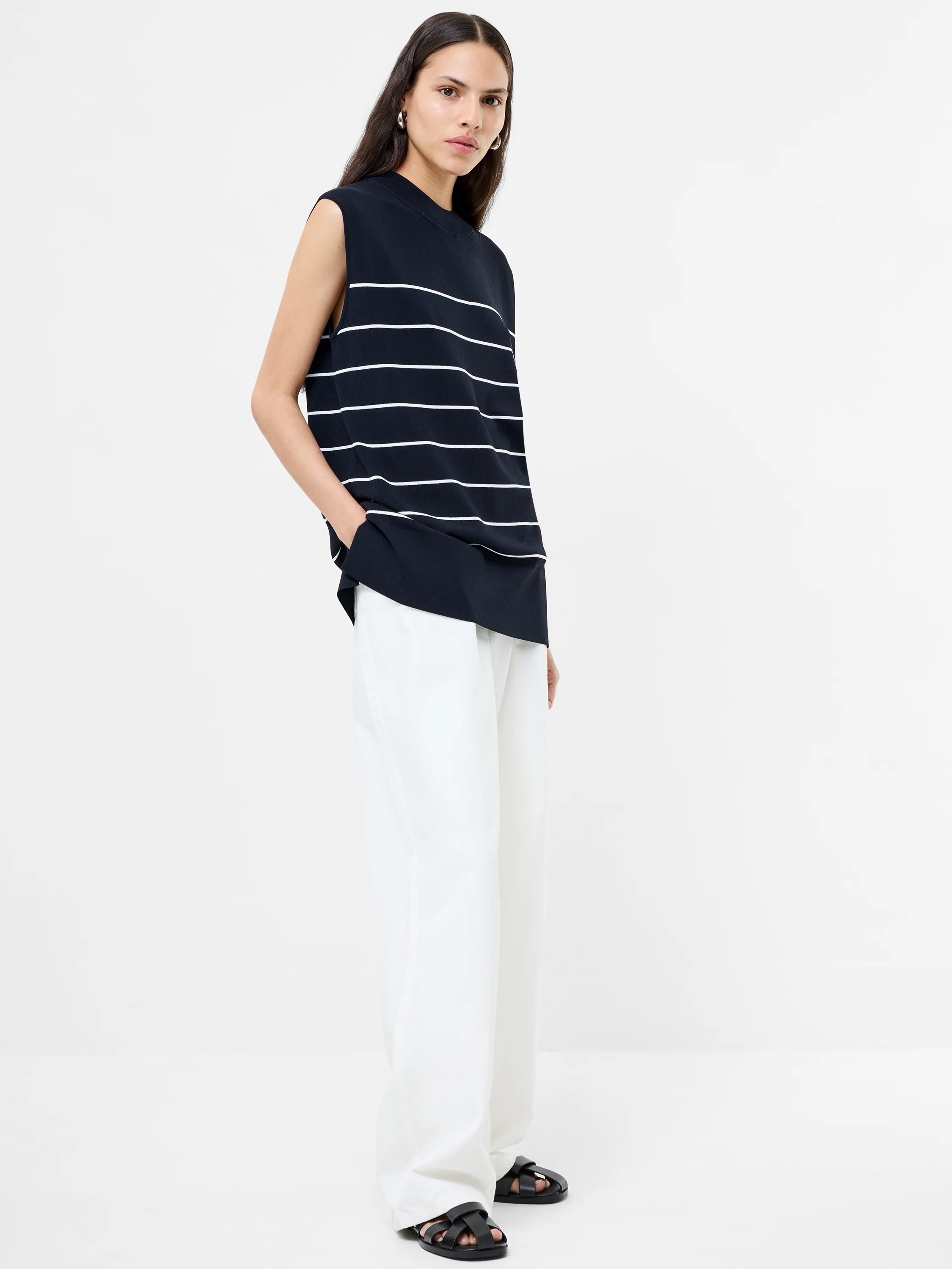 Ottie Striped Vest - Image 3