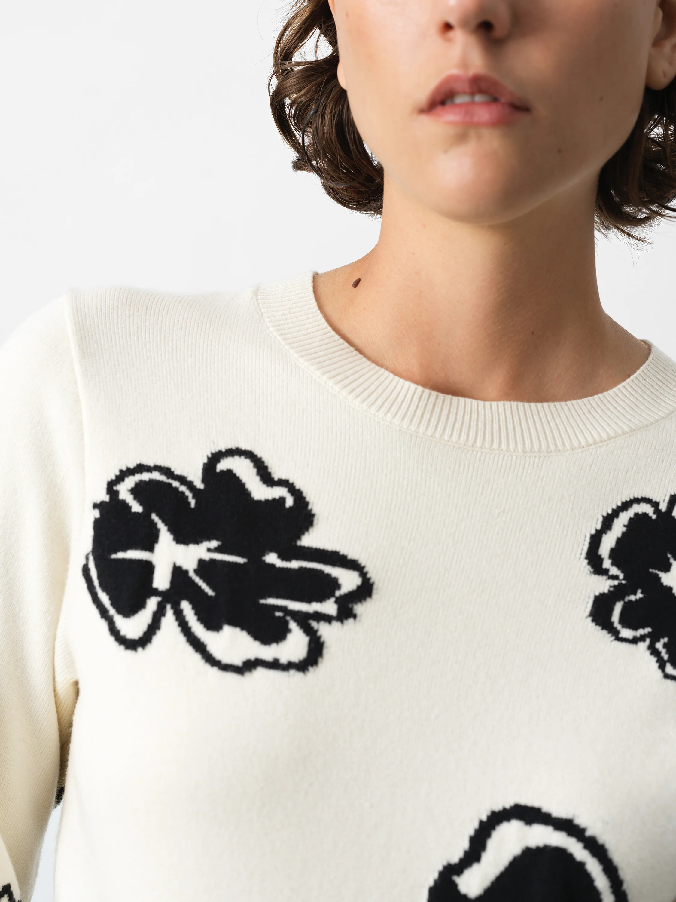 Paislee Floral Jacquard Jumper - Image 3