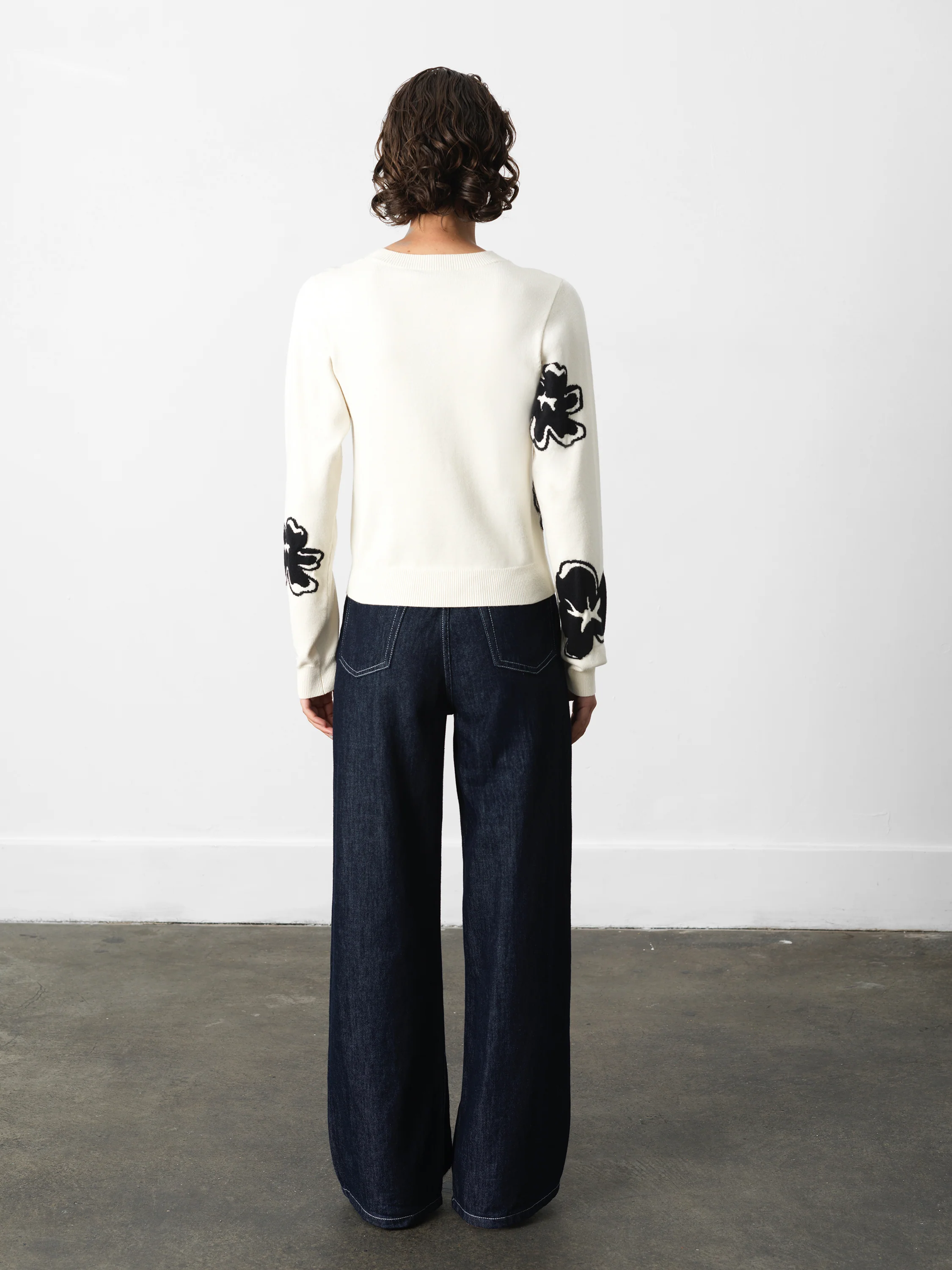 Paislee Floral Jacquard Jumper - Image 4