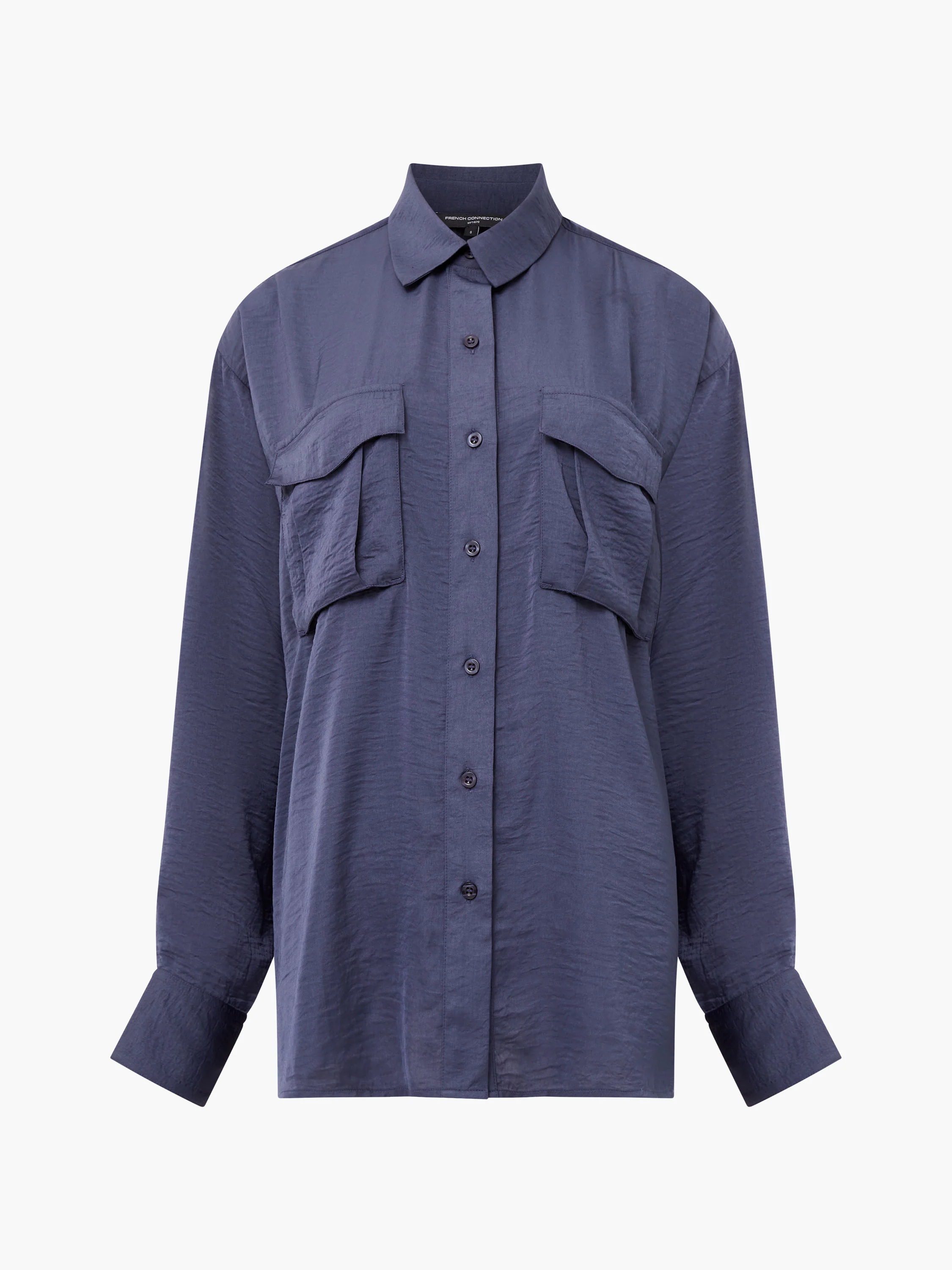 Paloma Satin Long Sleeve Shirt - Image 6