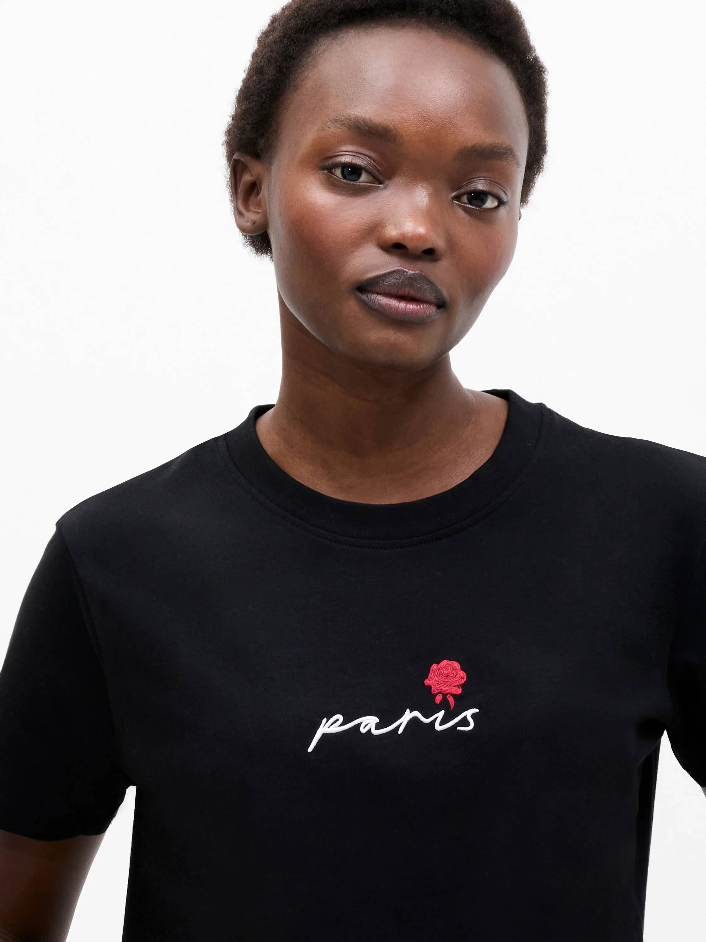 Paris Embroidered T-Shirt - Image 3