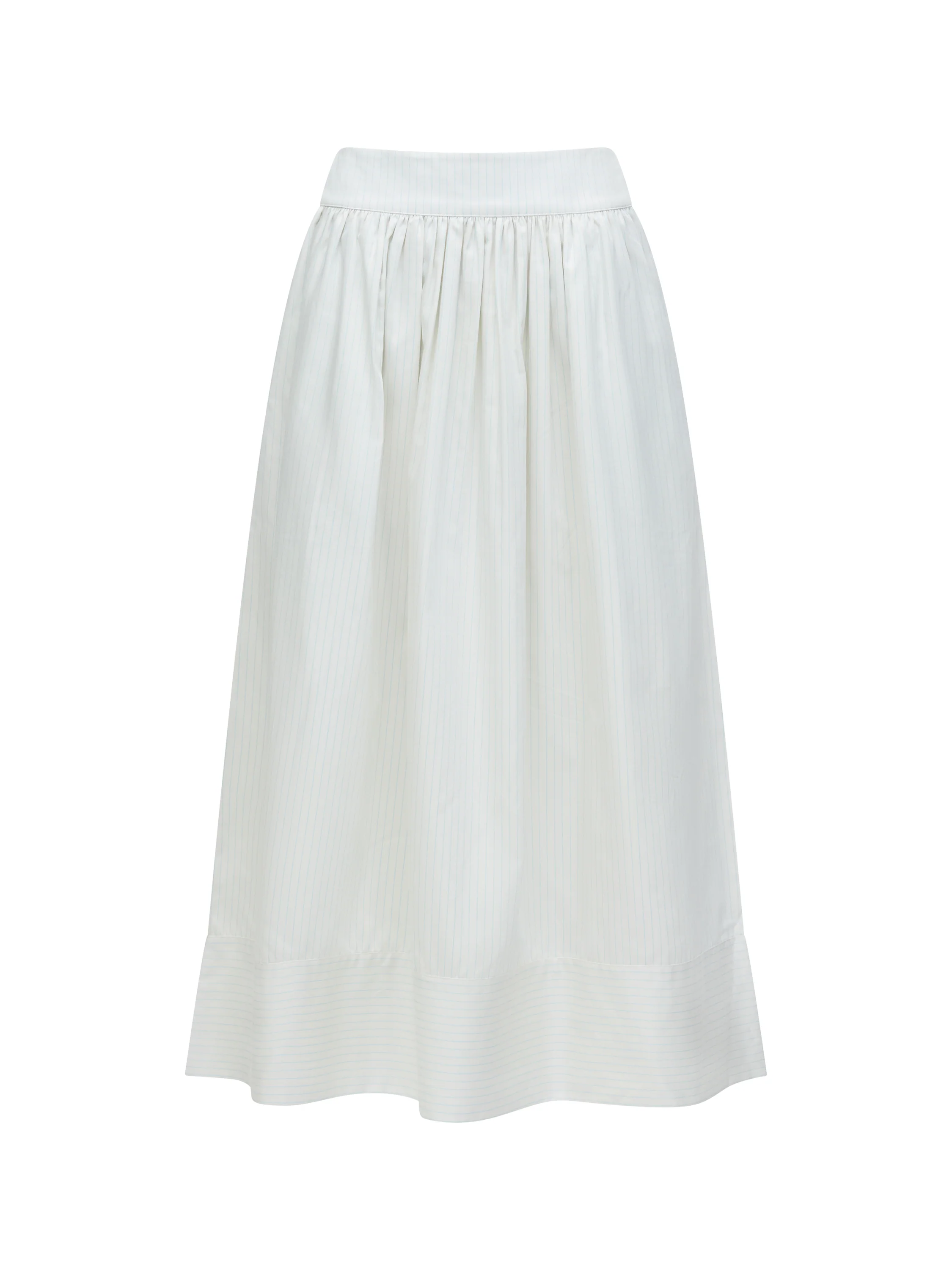Pinstripe Poplin Maxi Skirt - Image 6