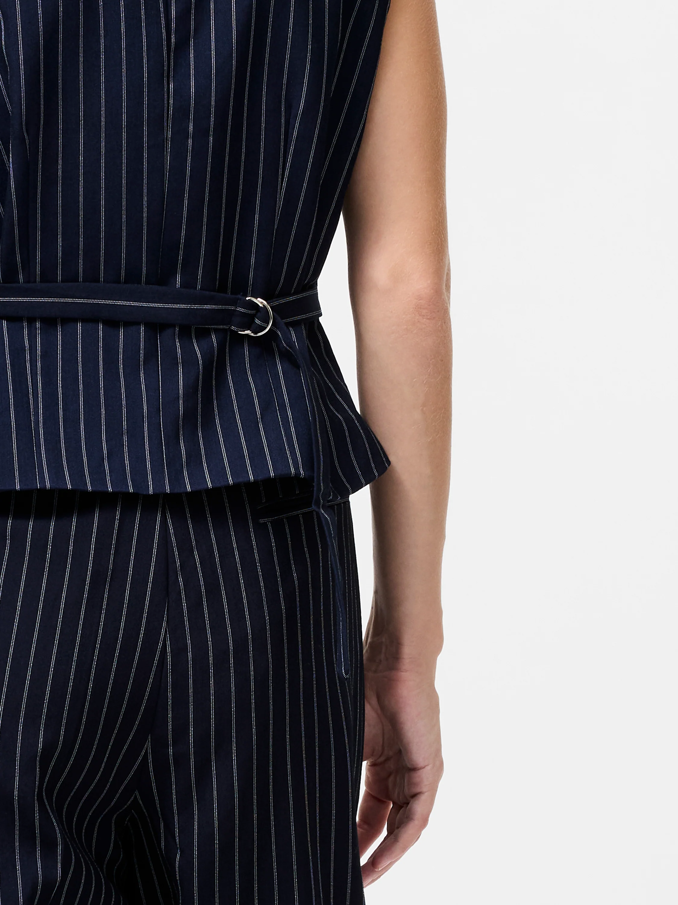 Pinstripe Tailored Waistcoat - Image 3
