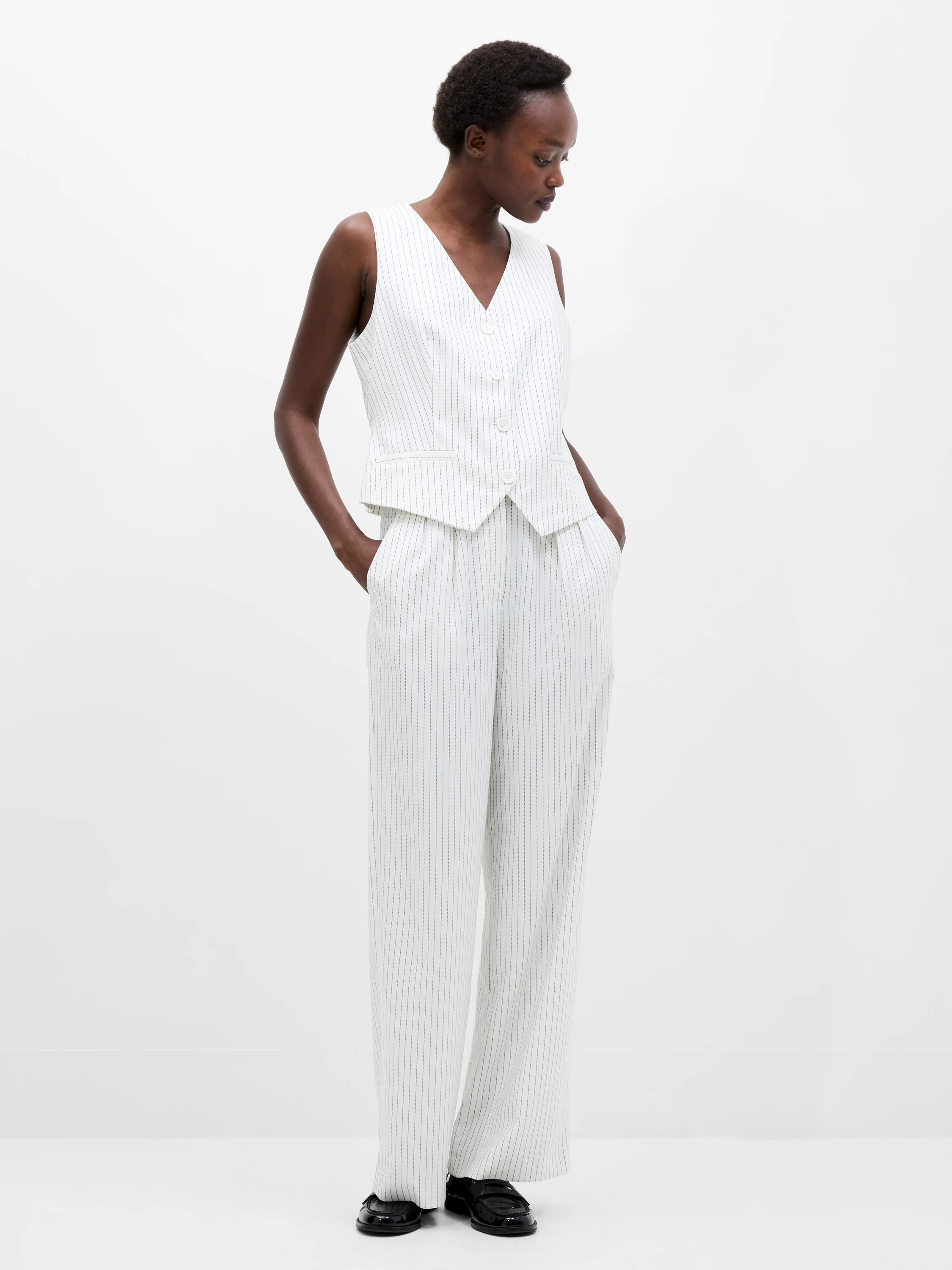 Pinstripe Waistcoat - Image 2