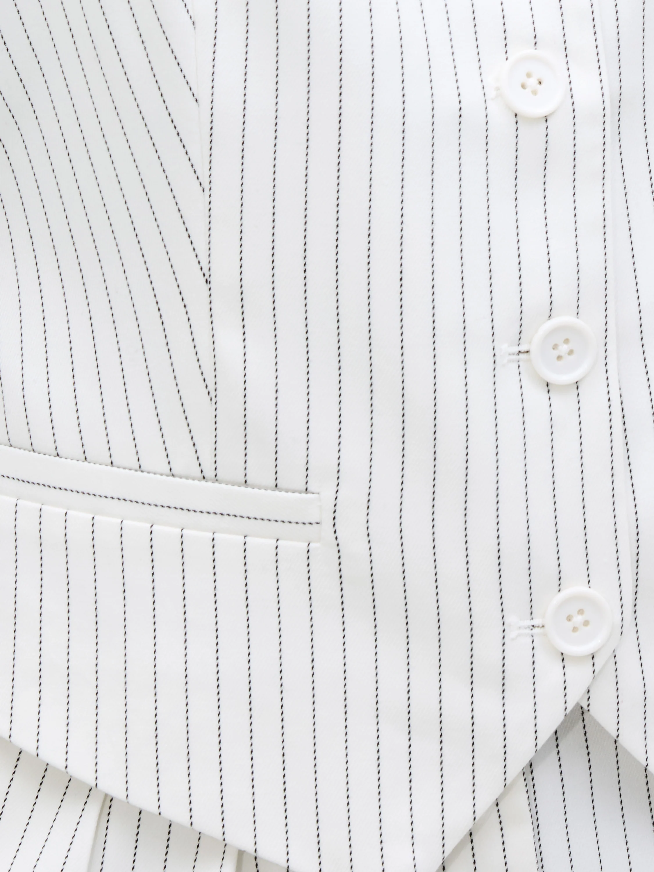 Pinstripe Waistcoat - Image 4