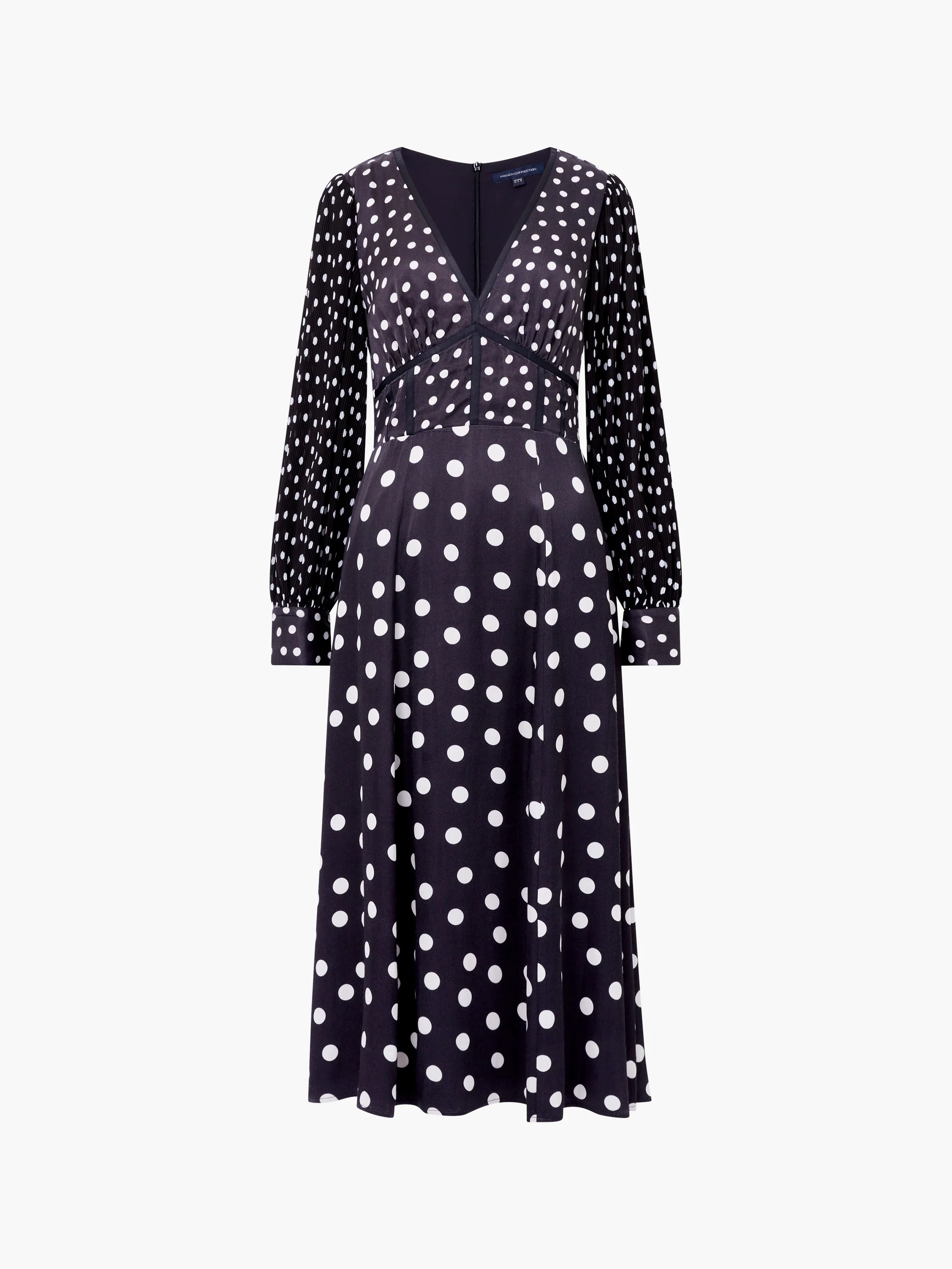 Polka Dot Candice Satin Dress - Image 5