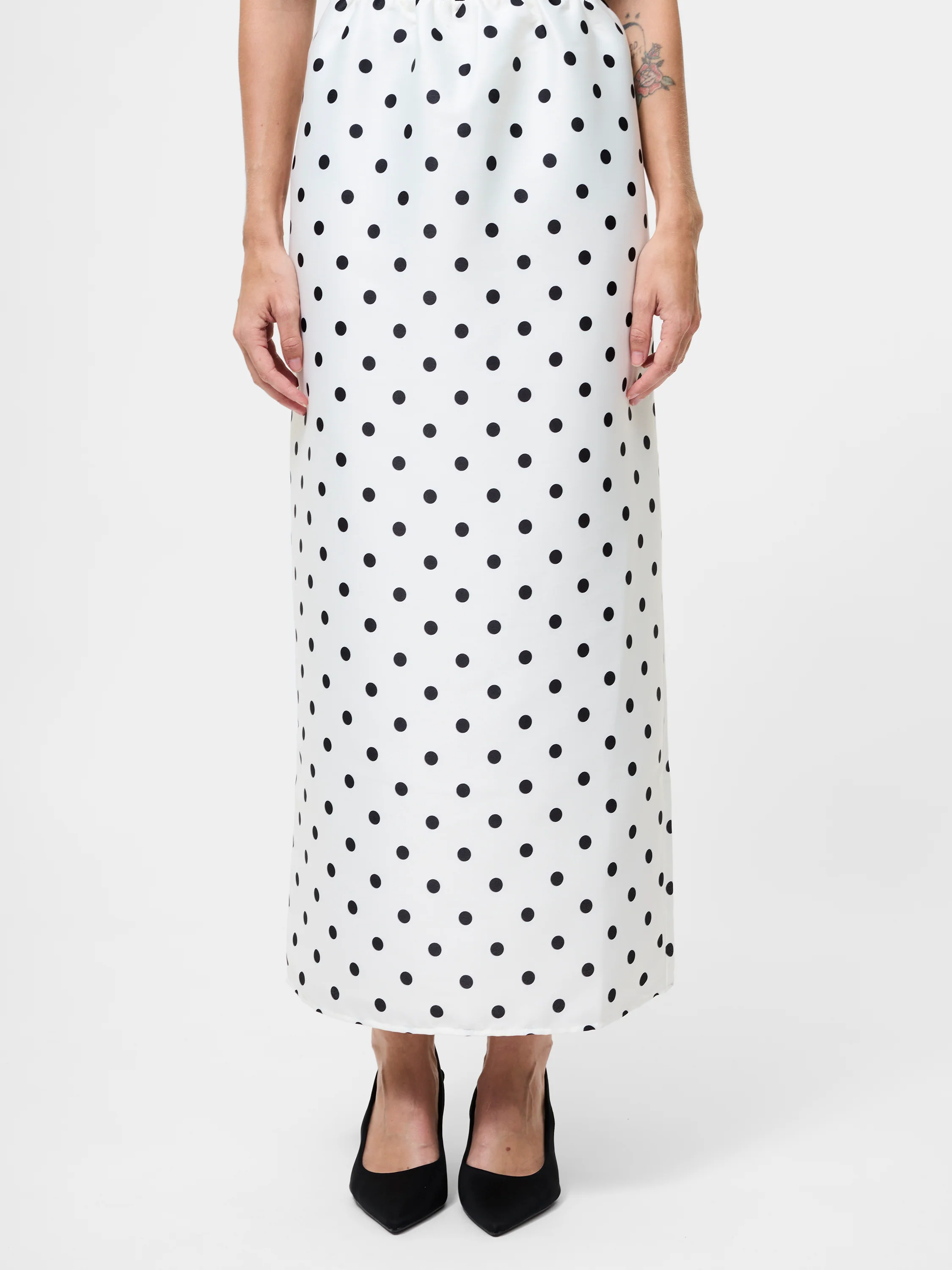 Polka Dot Maxi Skirt - Image 3