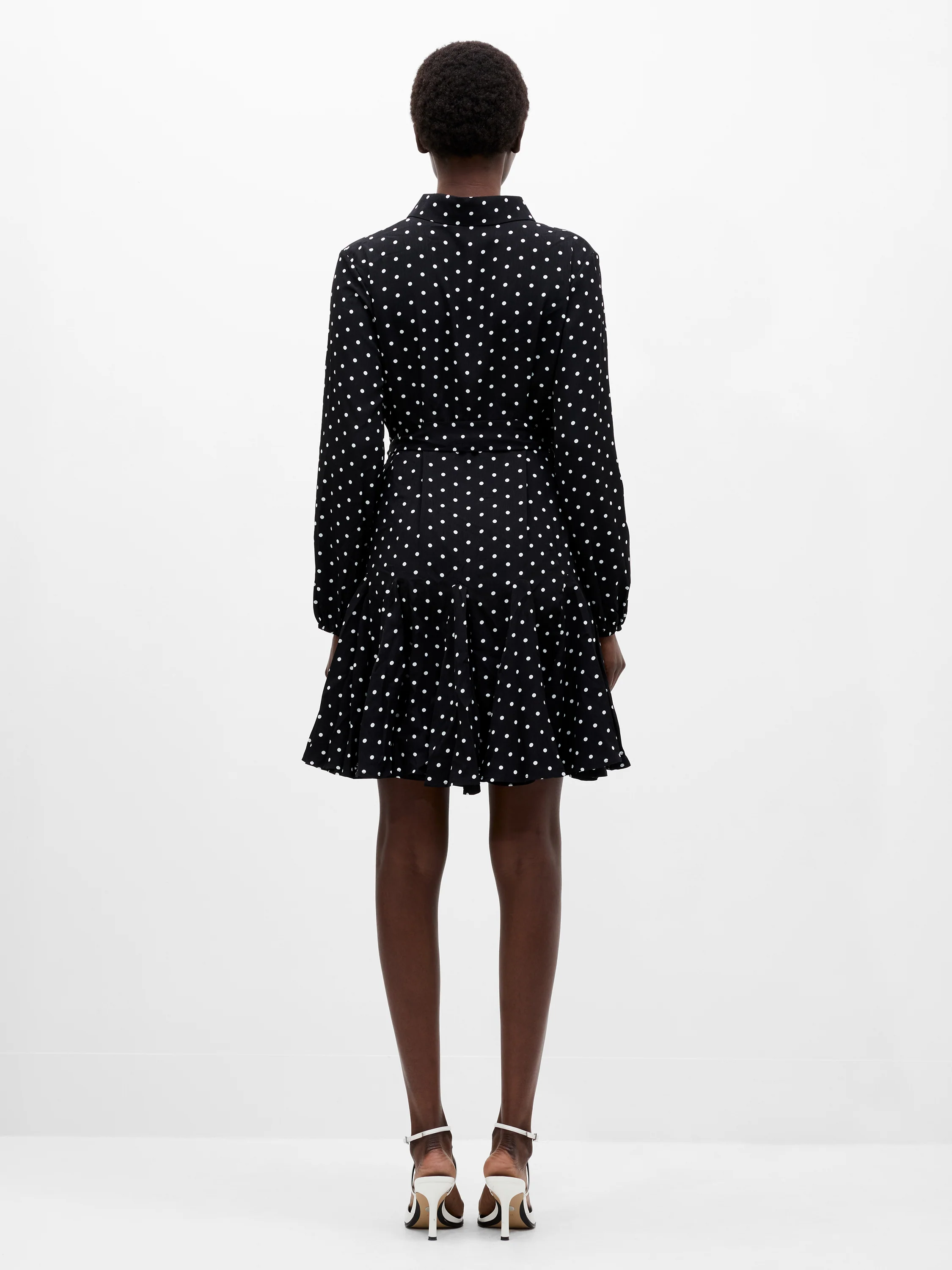 Polka Dot Swing Dress - Image 4