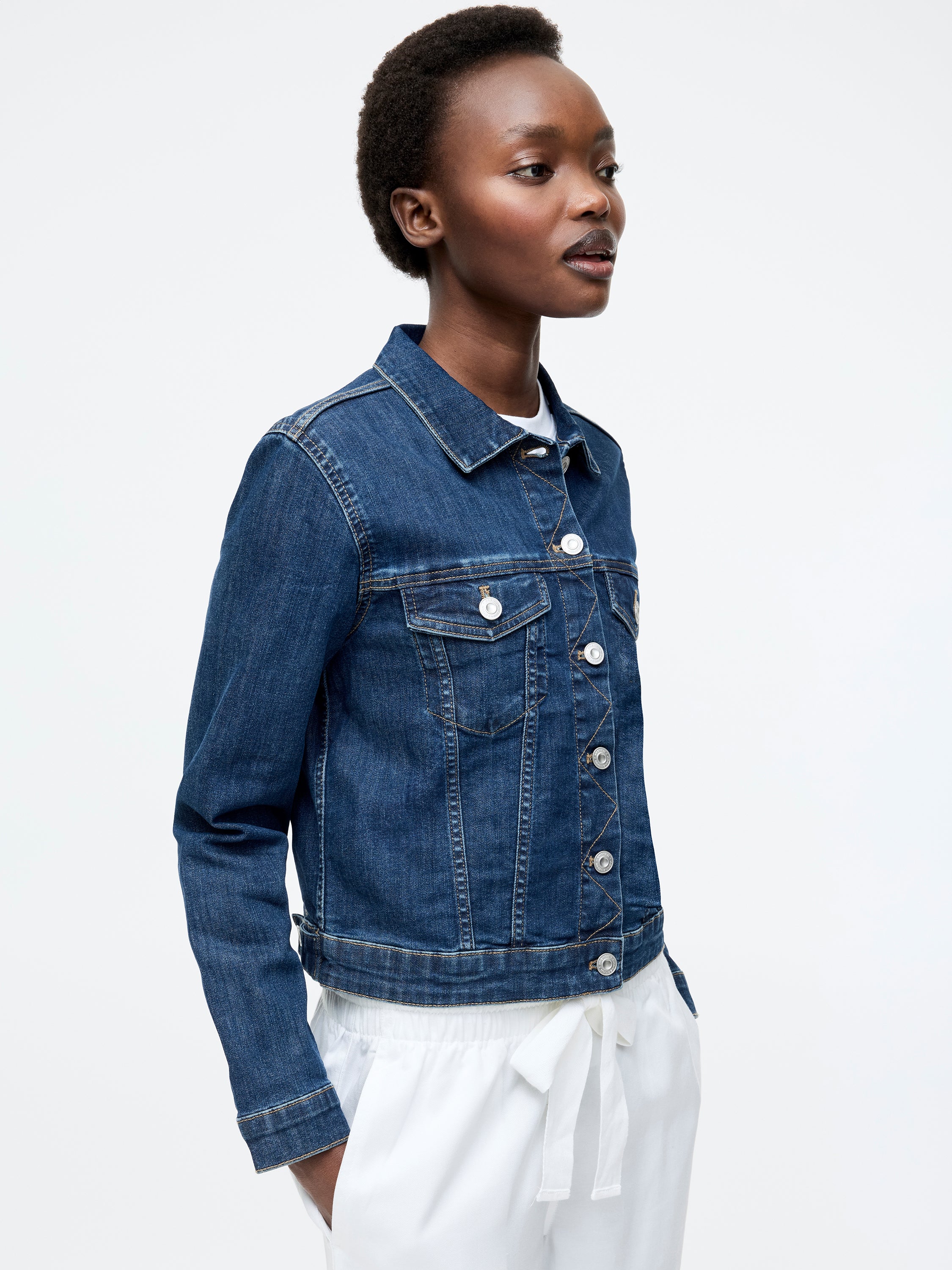 Prem Recycled Denim Jacket - Image 4