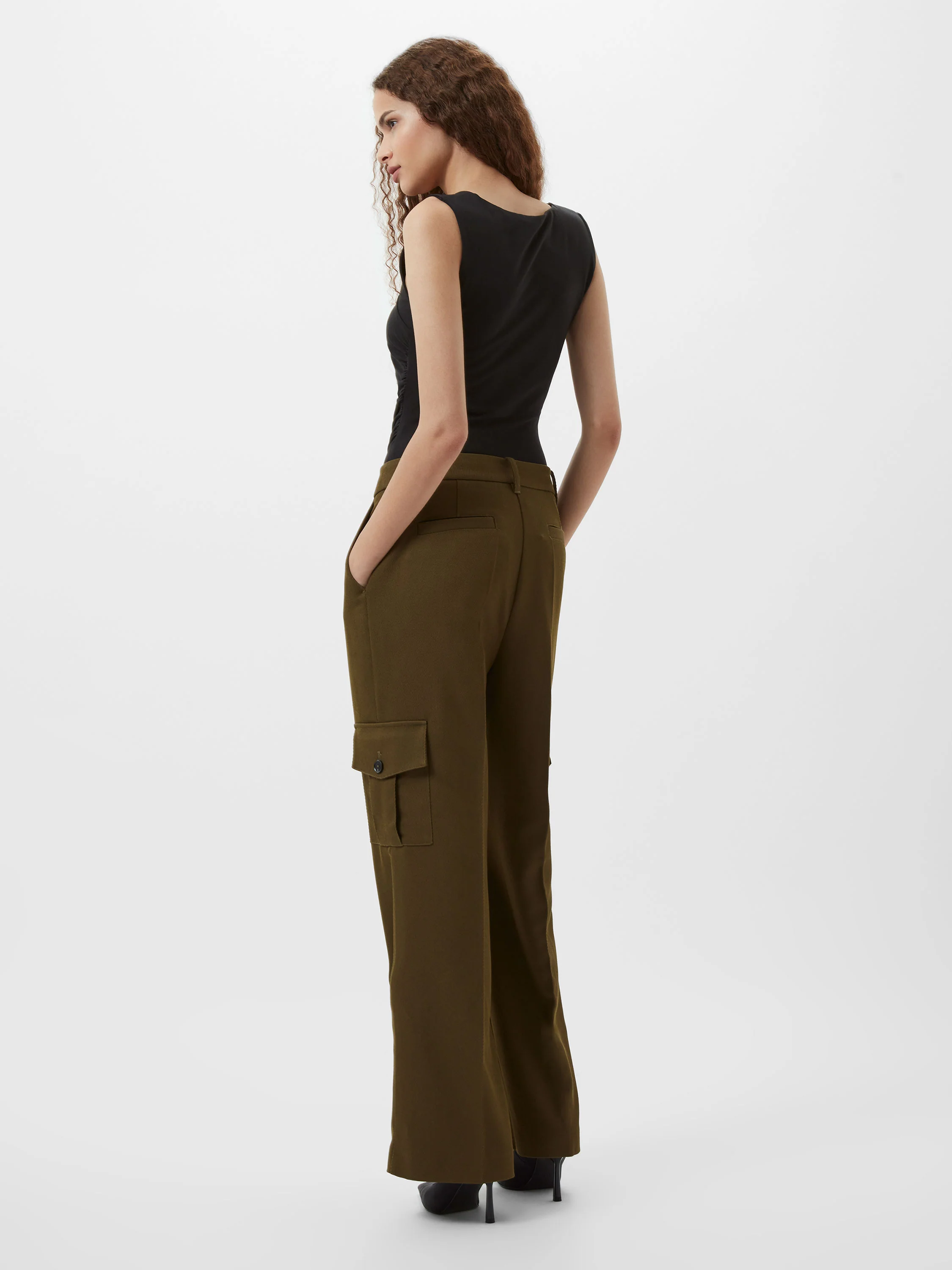 Rallie Gathered Asymmetric Bodysuit - Image 5