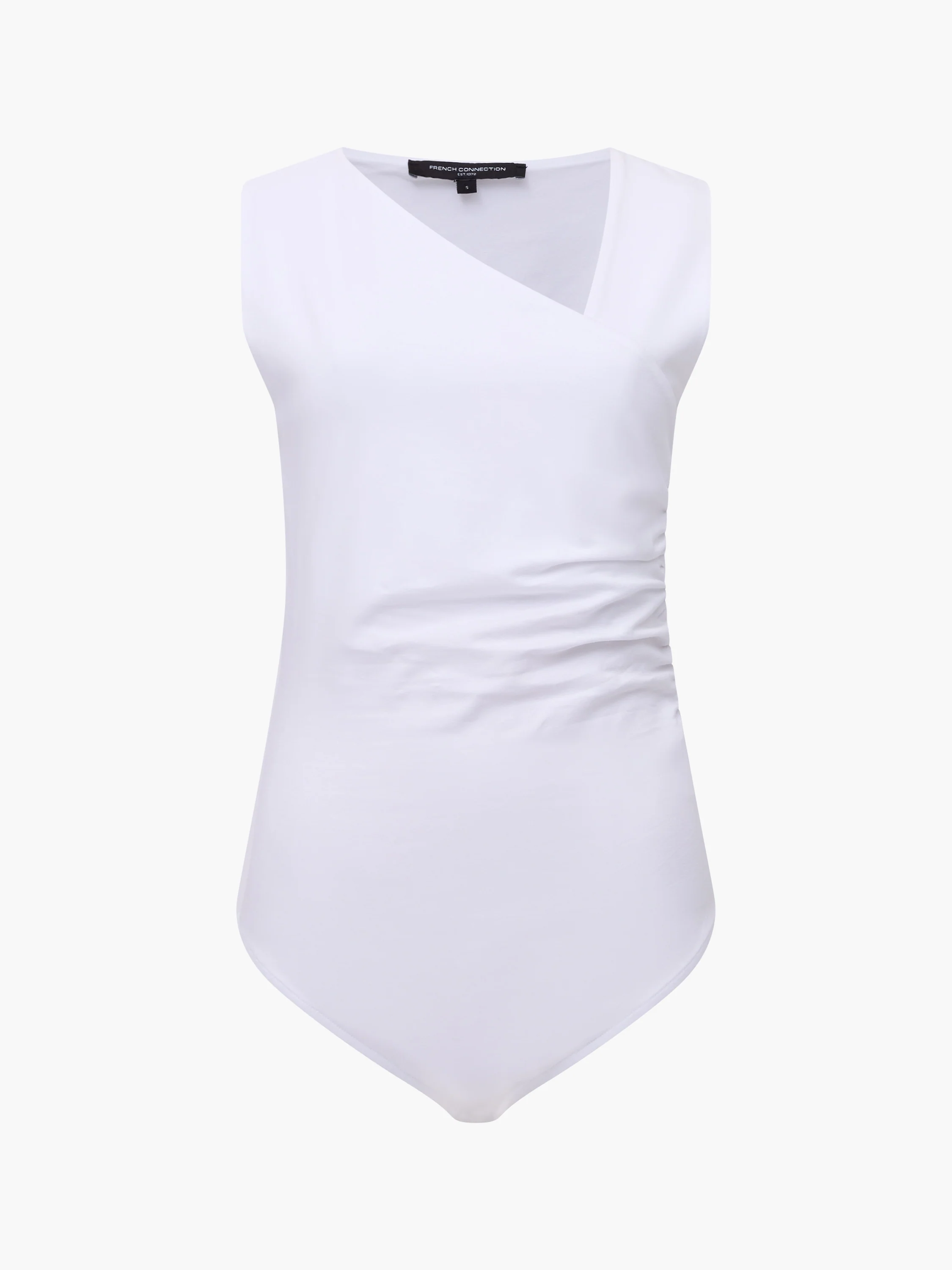 Rallie Gathered Asymmetric Bodysuit - Image 6