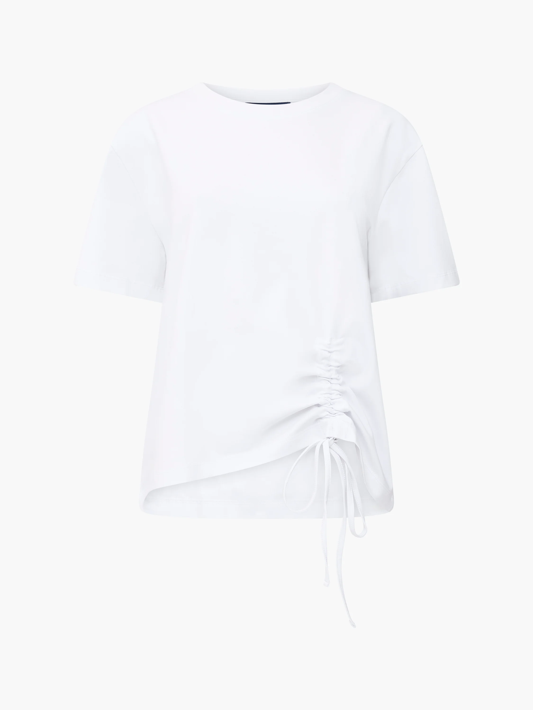 Rallie Cotton Rouched T-Shirt - Image 6