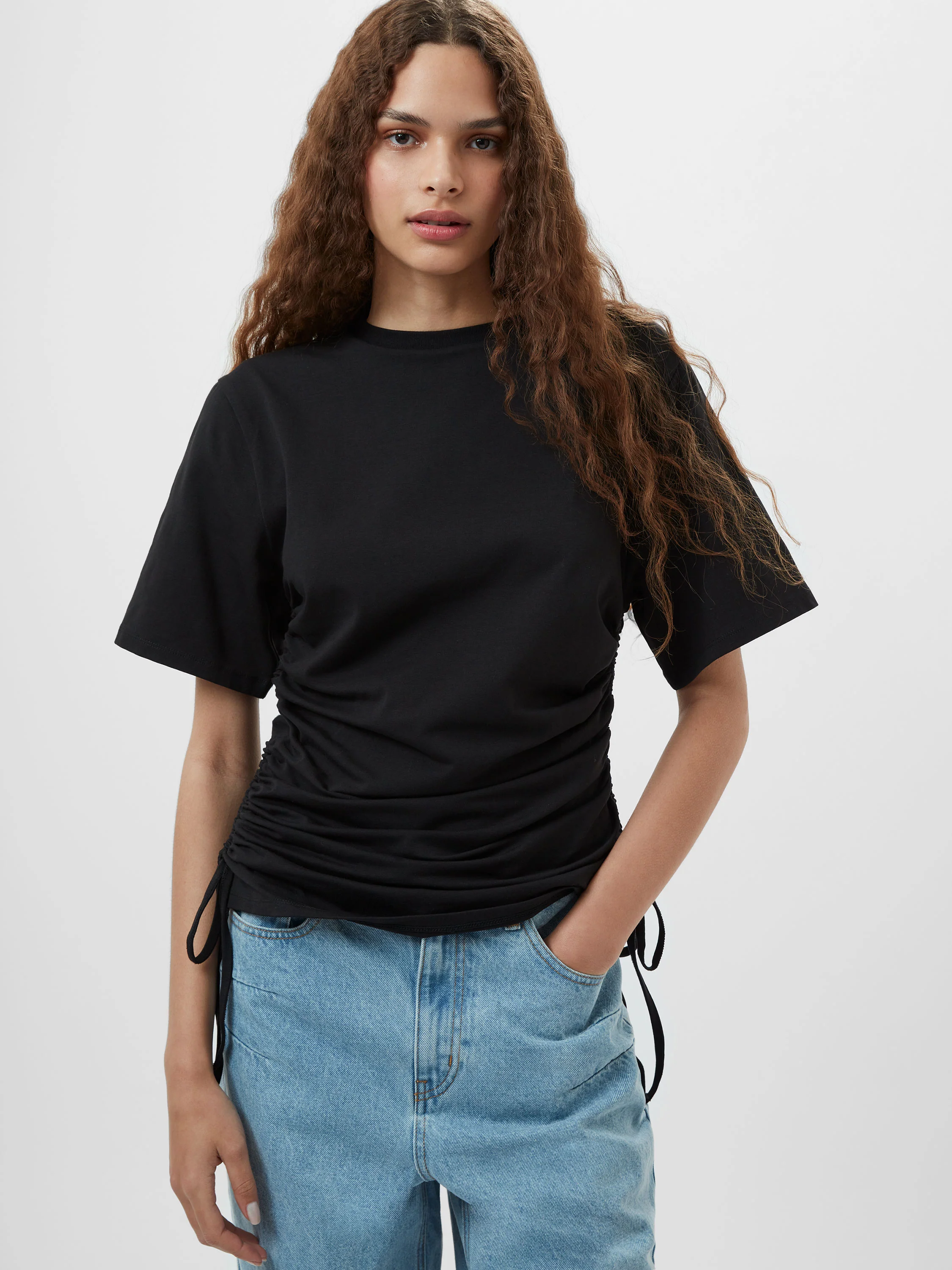 Rallie Ruched Drawstring T-Shirt - Image 4