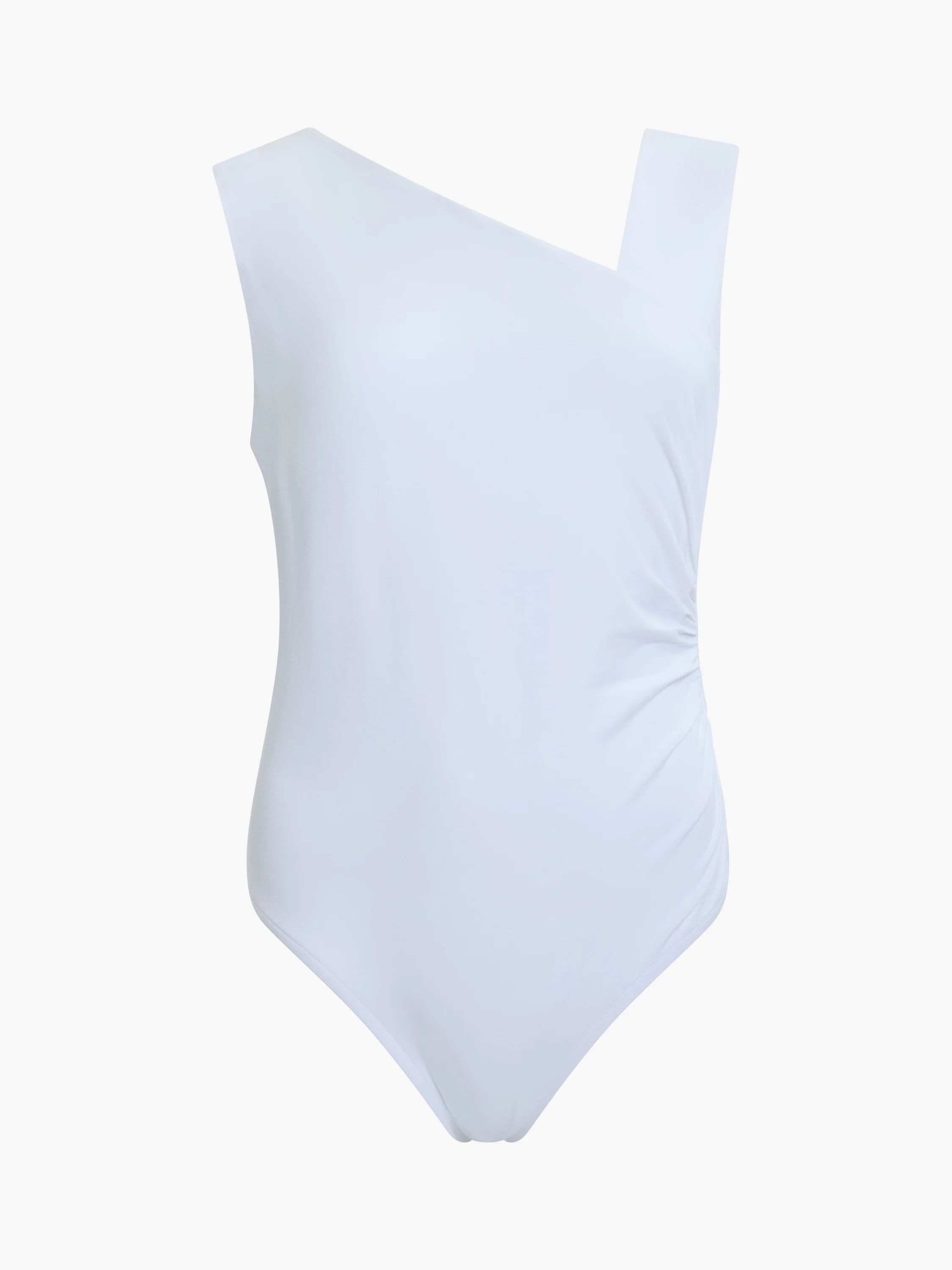 Rallie Gathered Asymmetric Bodysuit - Image 6