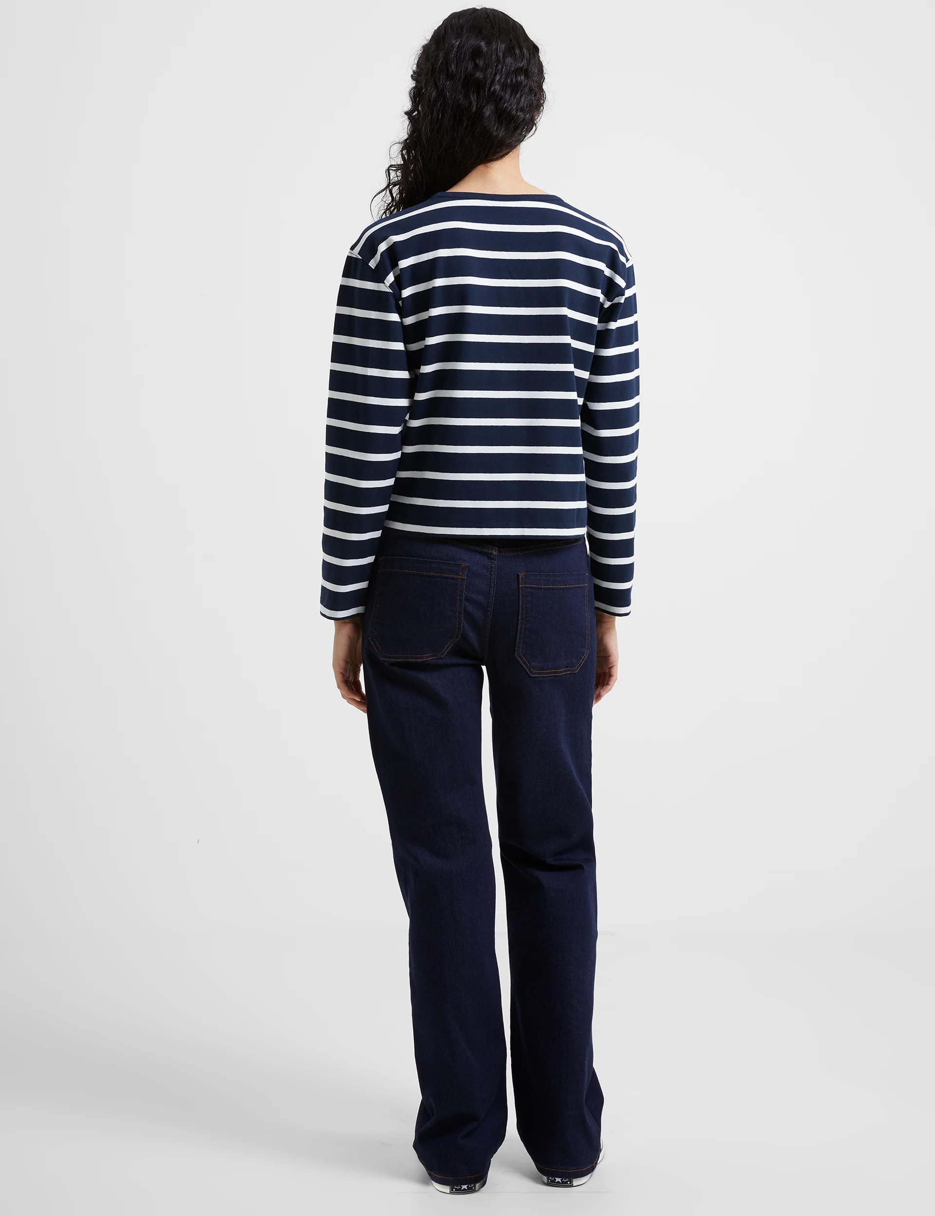 Rallie Stripe Slash Neck Top - Image 4