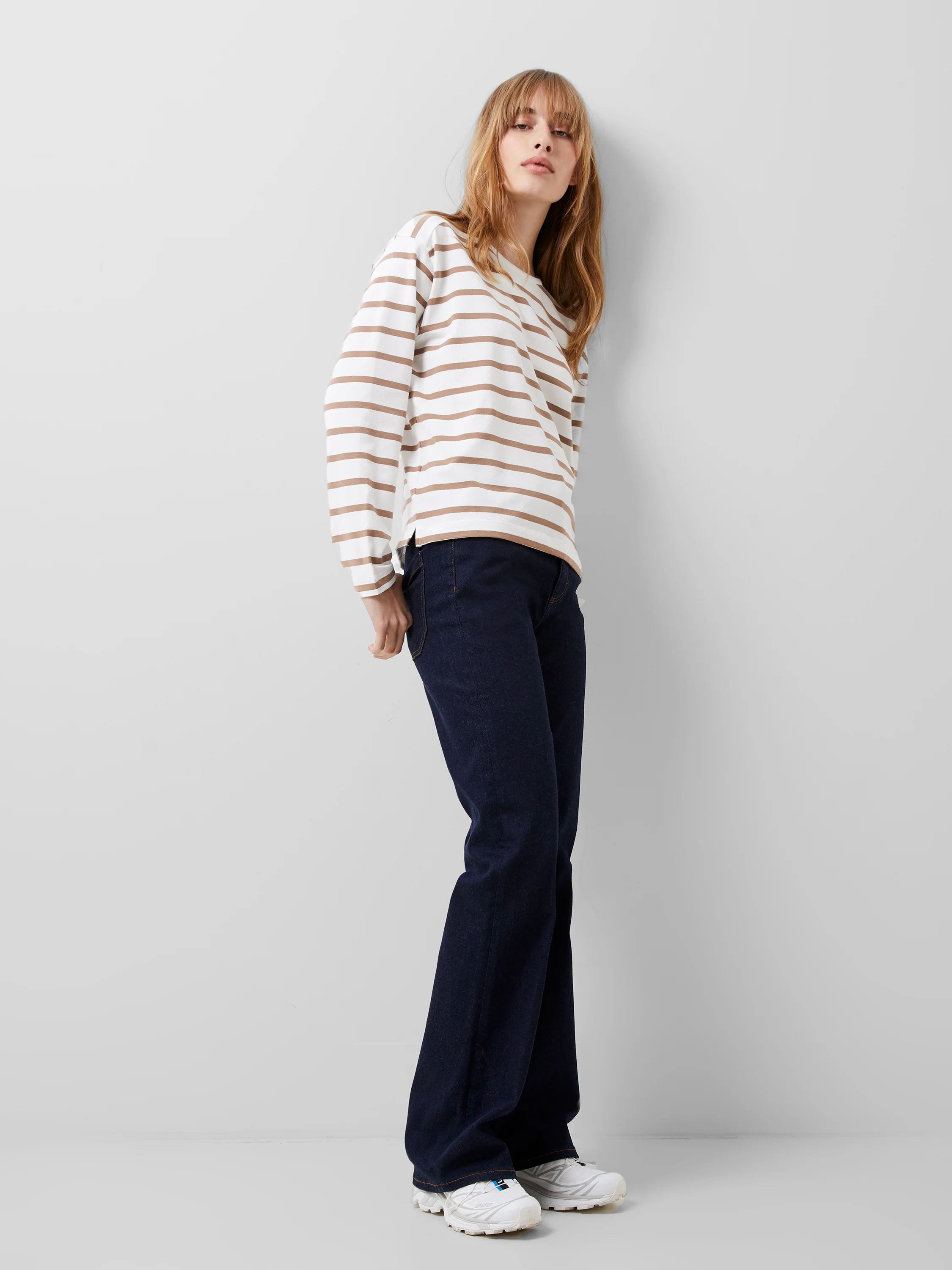 Rallie Stripe Slash Neck Top - Image 3