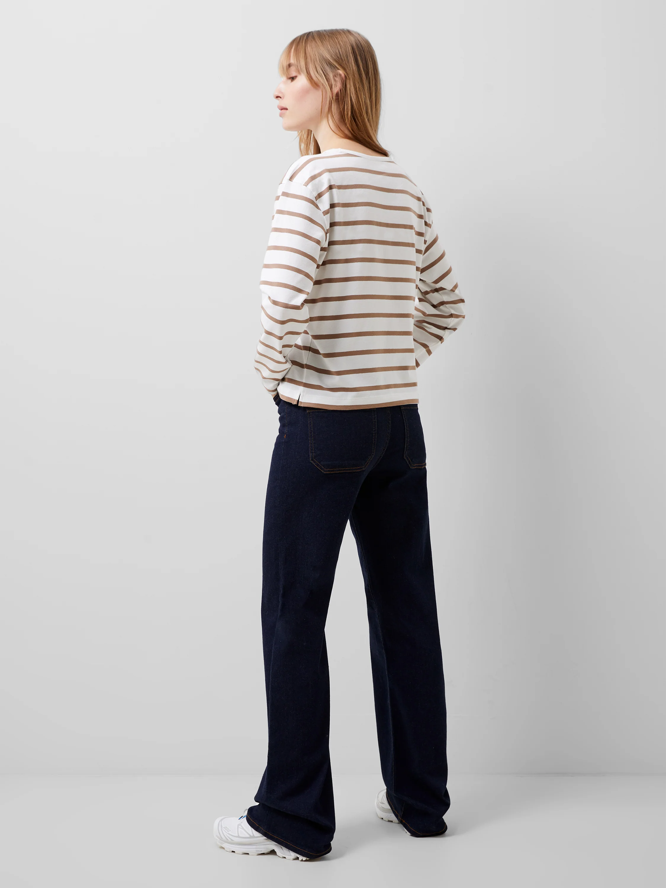 Rallie Stripe Slash Neck Top - Image 4