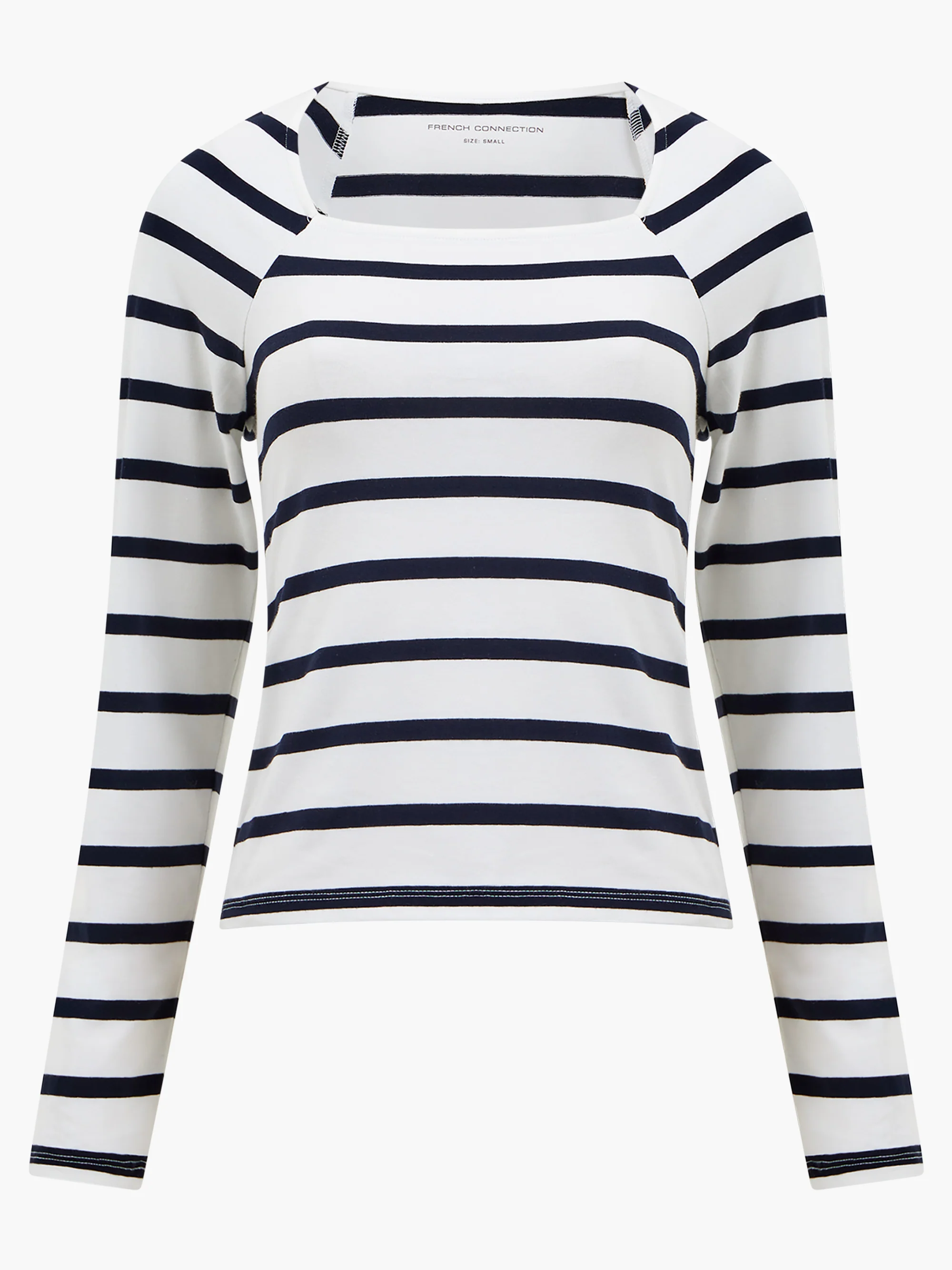 Rallie Stripe Square Neck Long Sleeve Top - Image 5