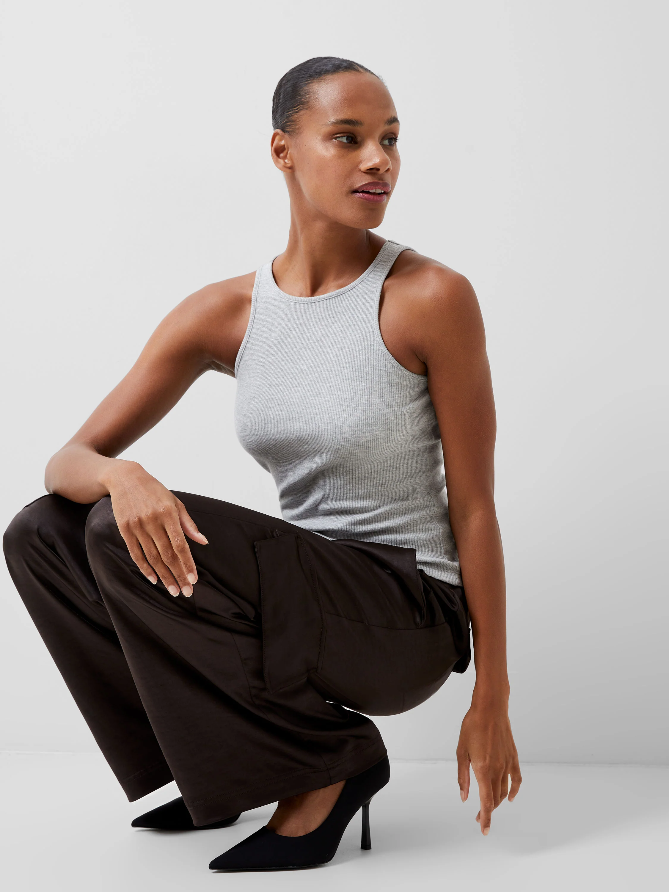 Rassia Sheryle Ribbed Tank Top - Image 4