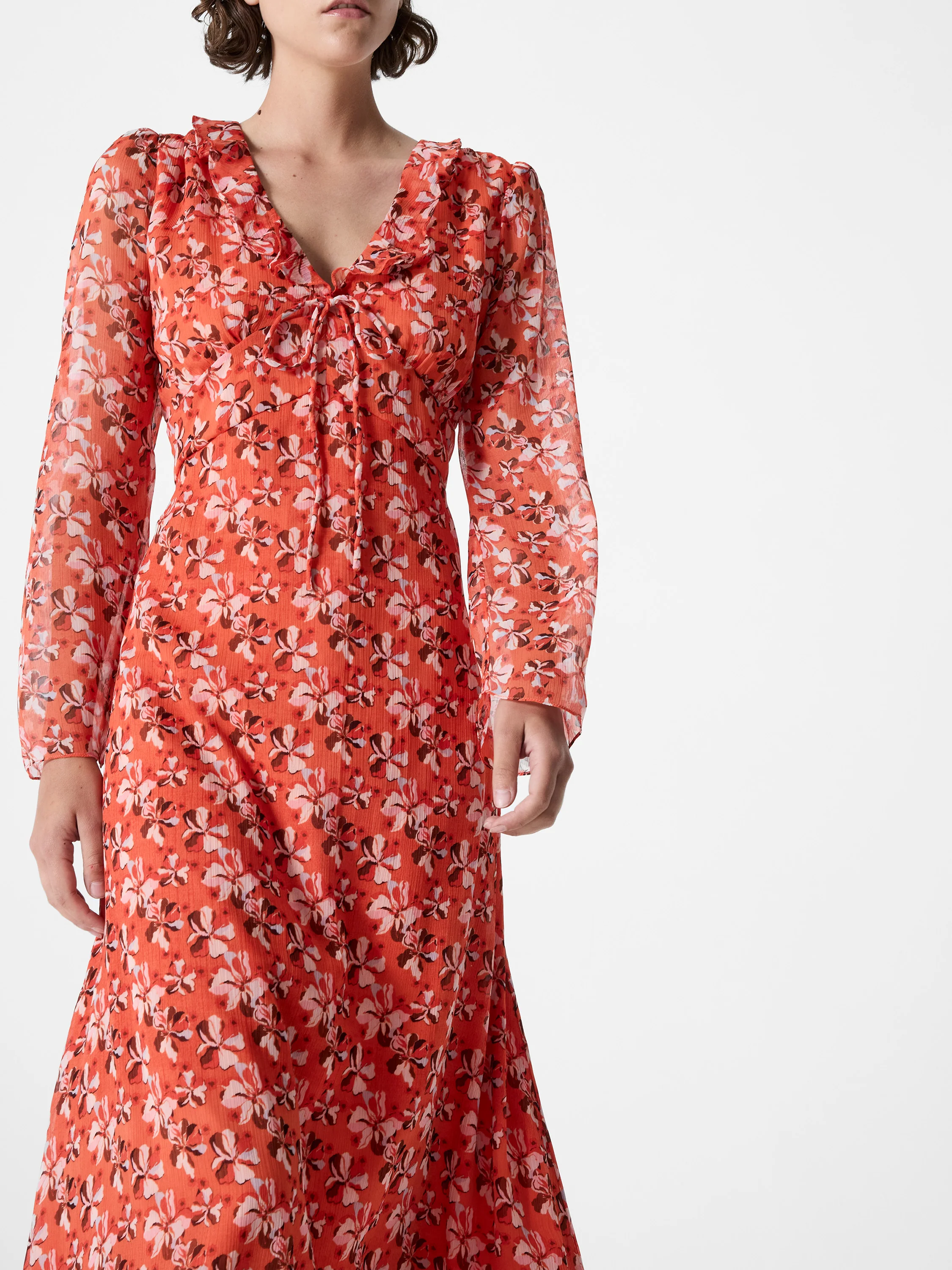 Rebecca Emina V Neck Dress - Image 5