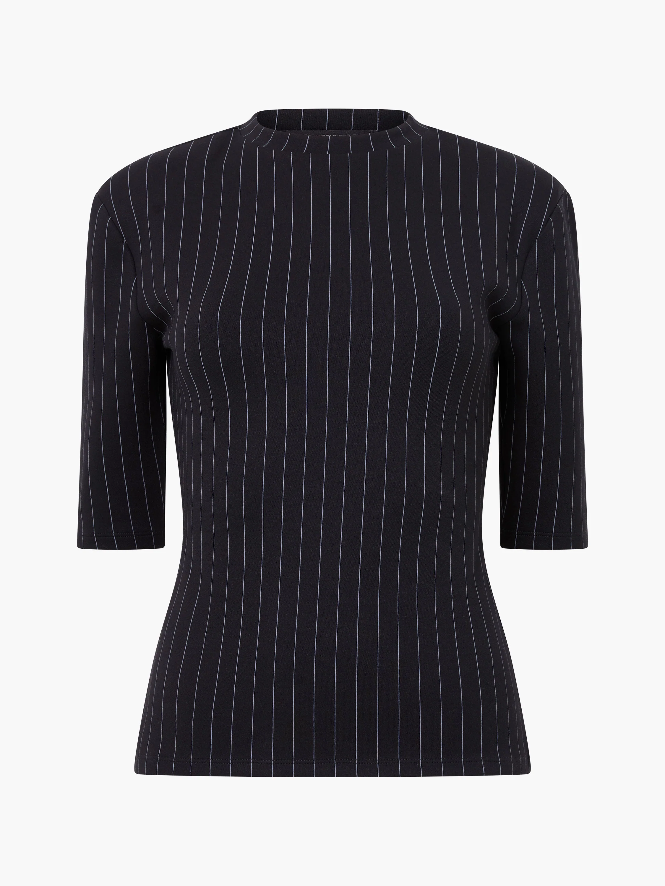 Regina Jersey Pinstripe Shoulder Pad T-Shirt - Image 6
