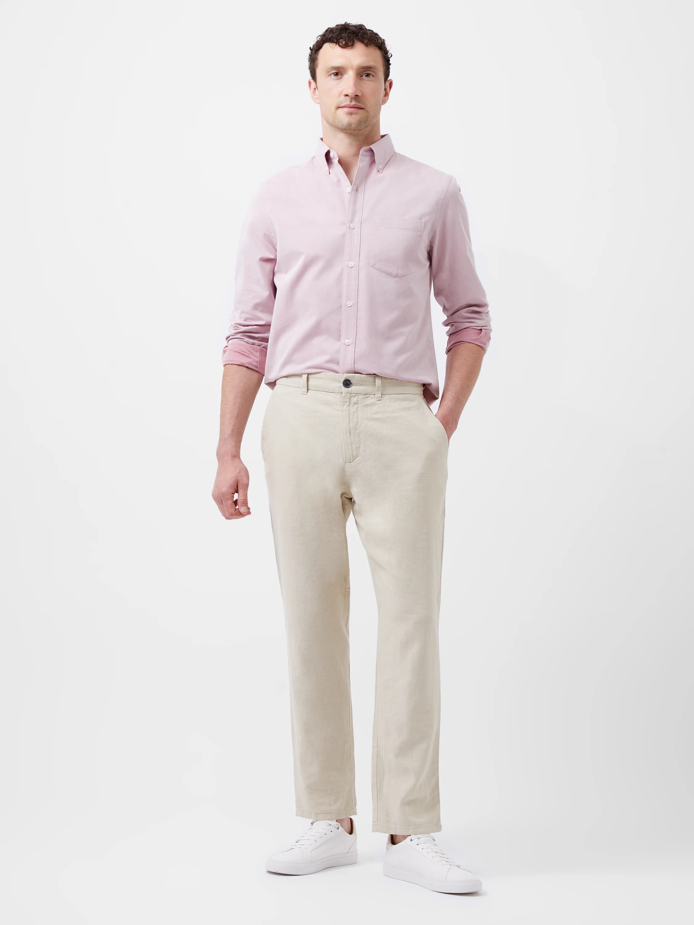 Regular Fit Button Down Oxford Shirt - Image 3