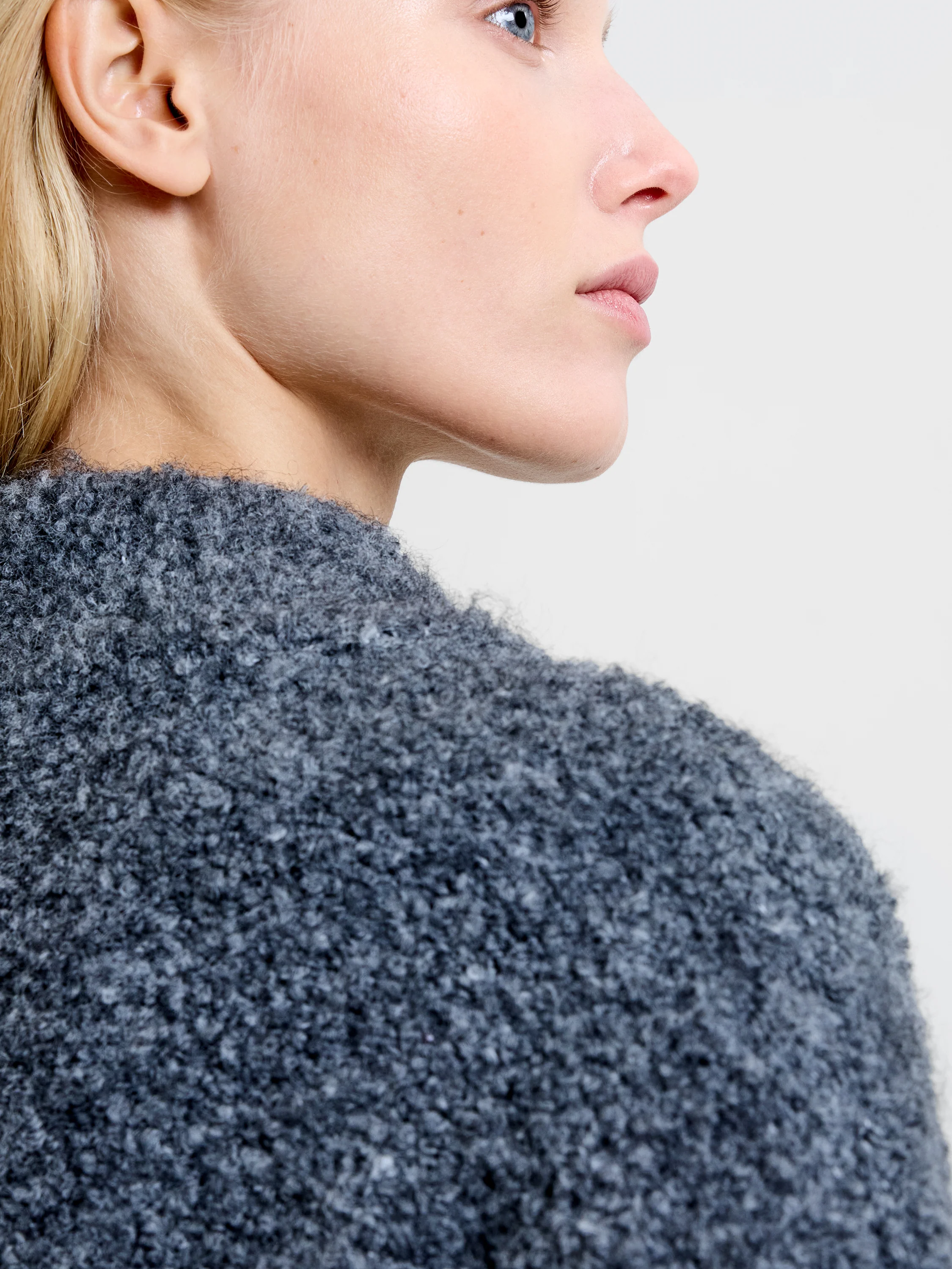 Renee Boucle Half Zip Jumper - Image 4