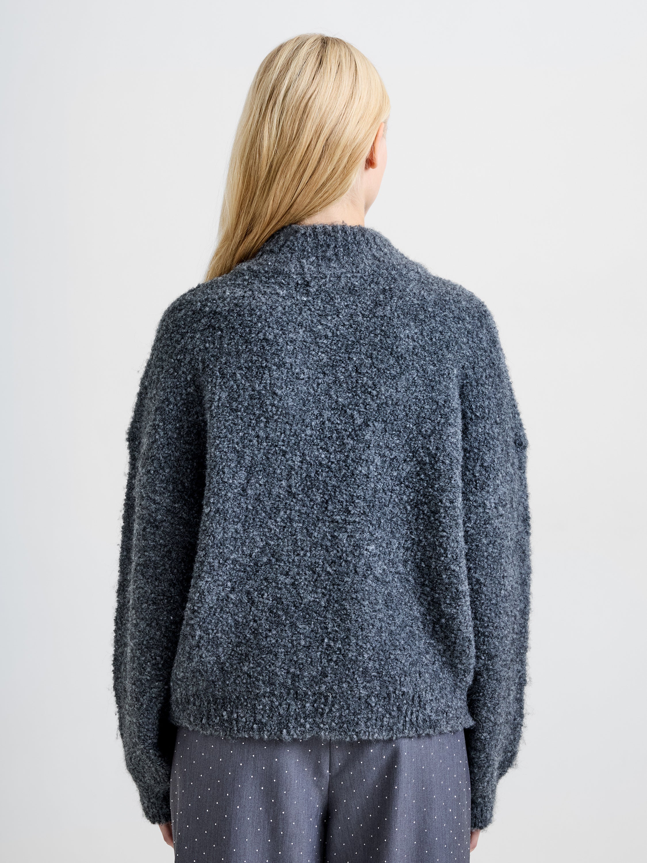 Renee Boucle Half Zip Jumper - Image 5