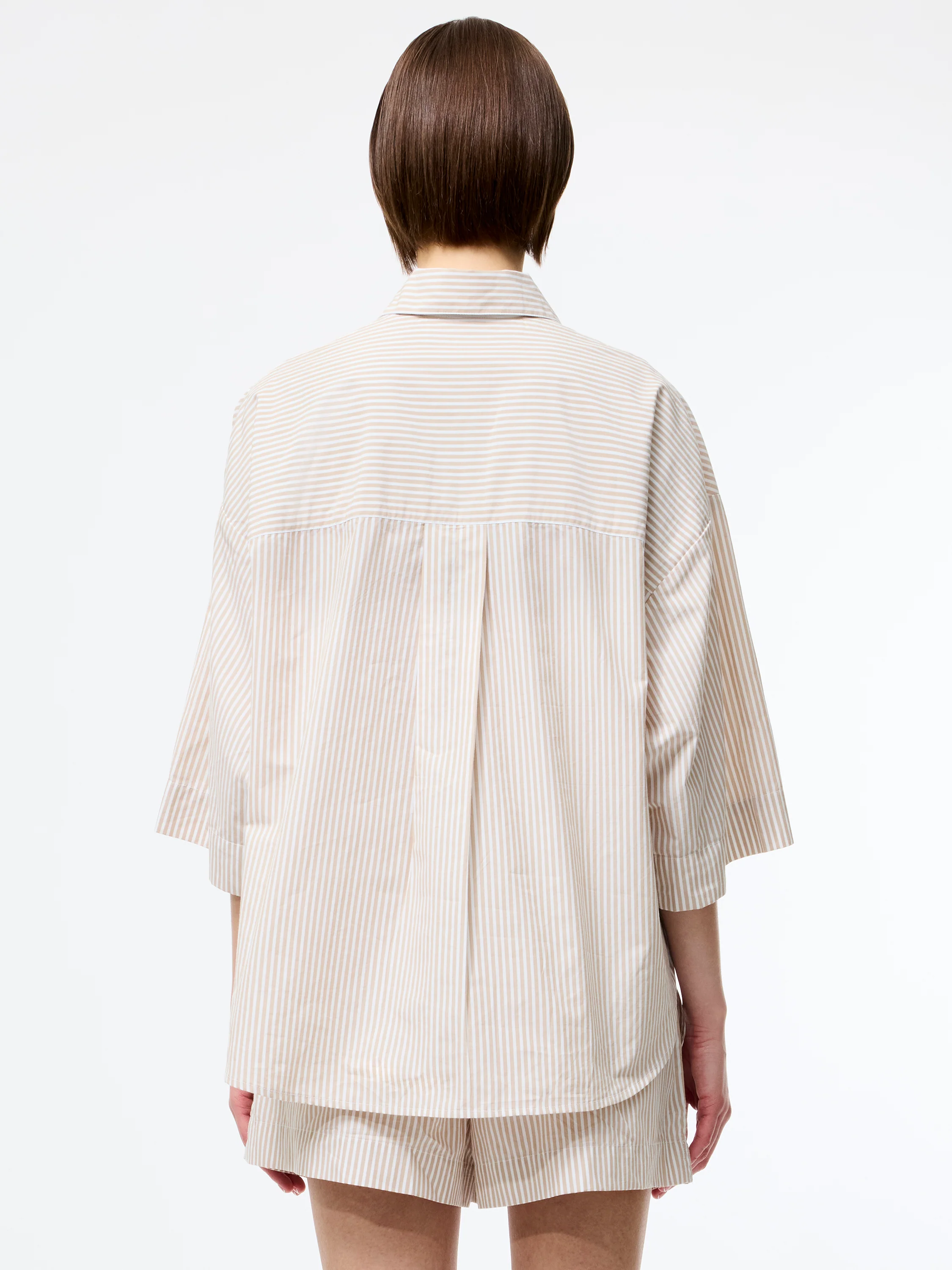 Rhodes Poplin Stripe Popover Shirt - Image 6