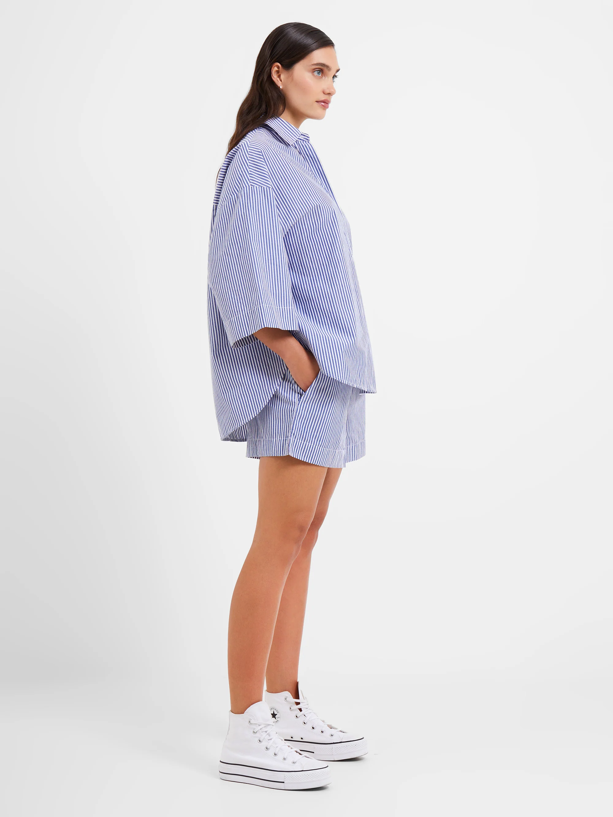 Rhodes Poplin Stripe Pull-On Shorts - Image 4