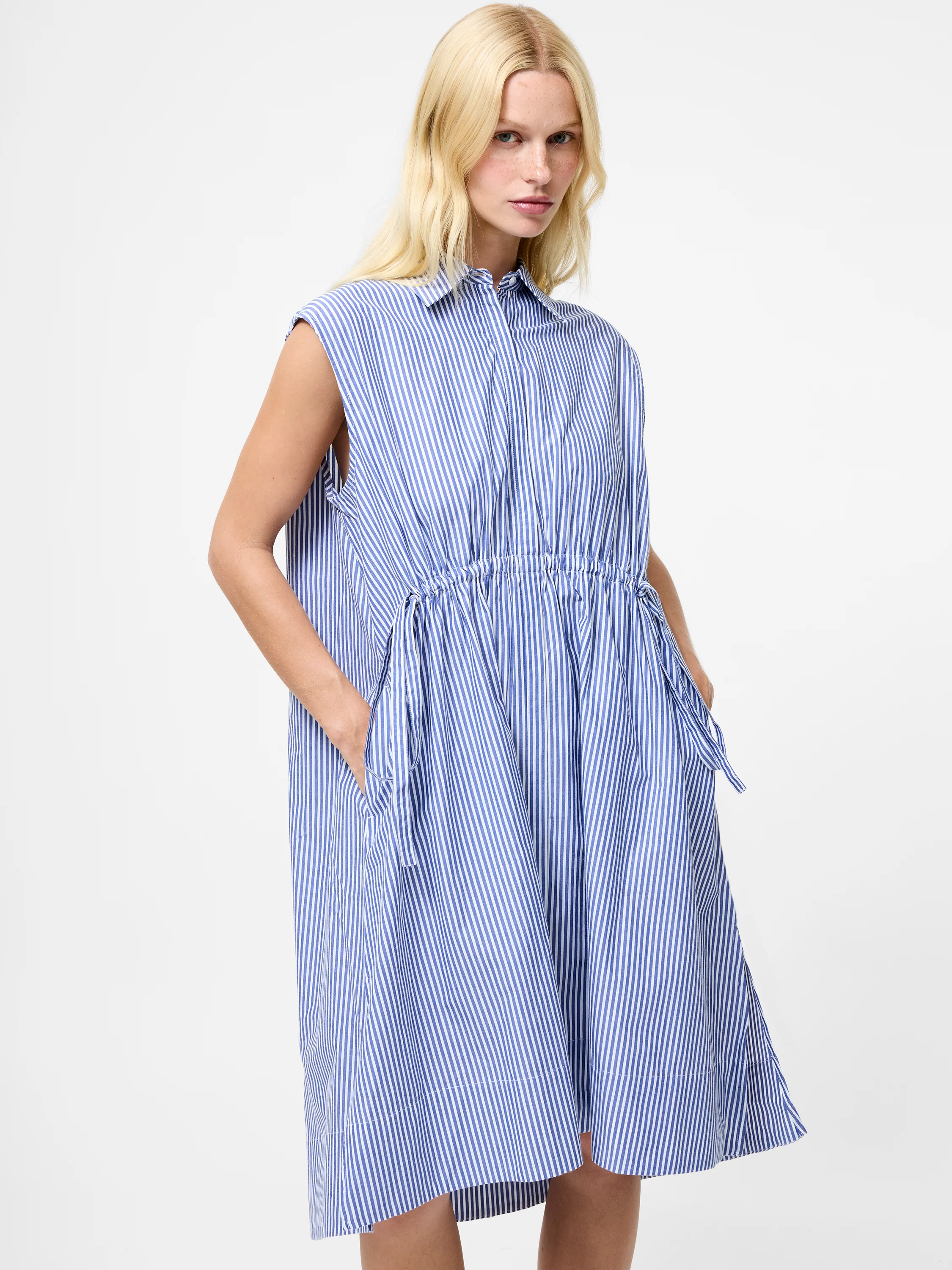 Rhodes Stripe Sleeveless Dress - Image 2