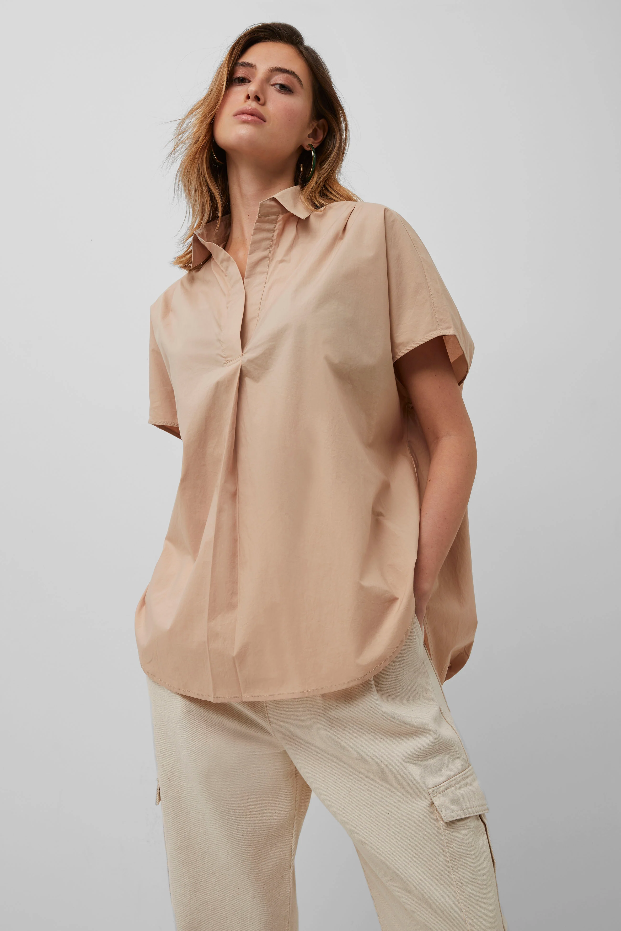 Rhodes Poplin Sleeveless Popover Shirt - Image 4