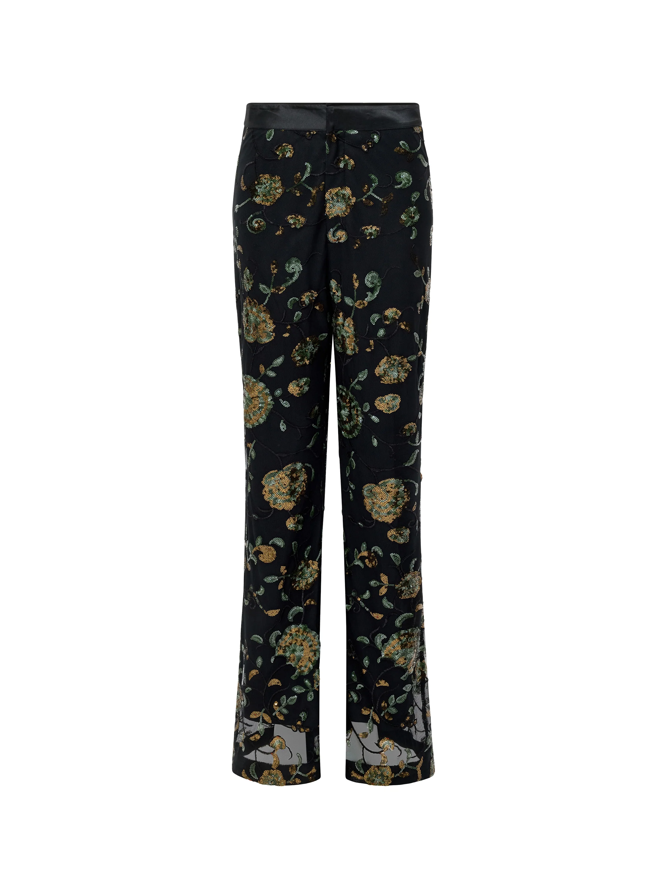Roshene Sequin Flare Trousers - Image 7