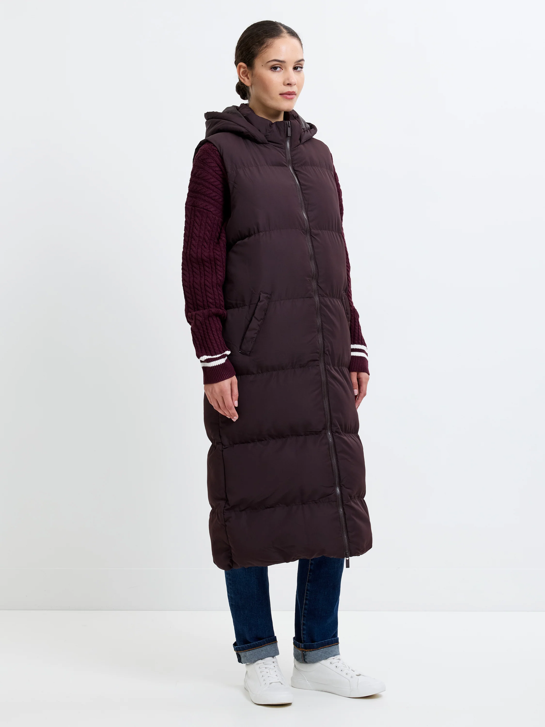 Hooded Puffer Row Gilet - Image 4