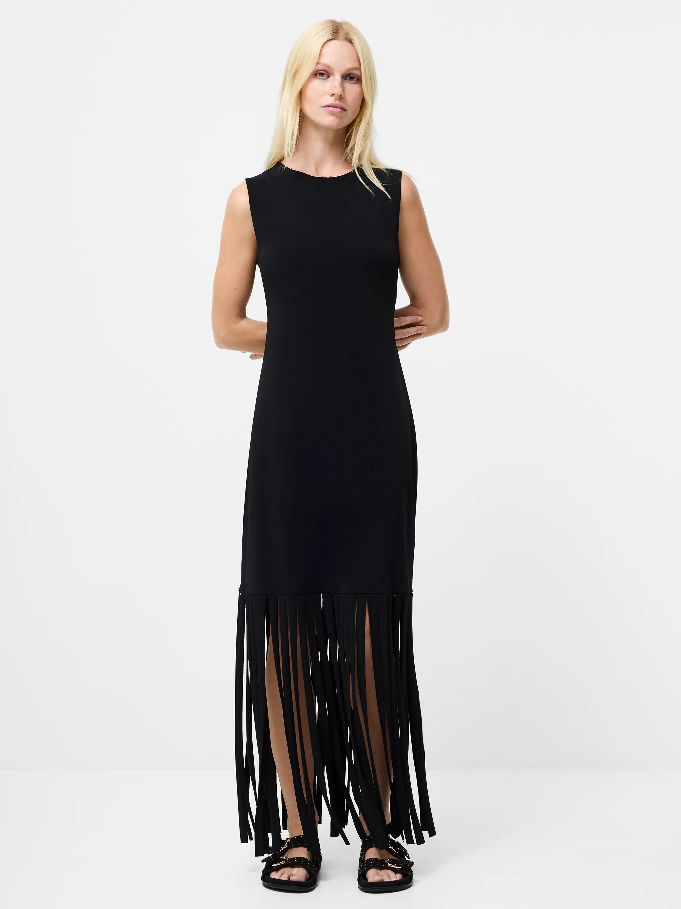 Samira Fringe Jersey Maxi Dress - Image 4