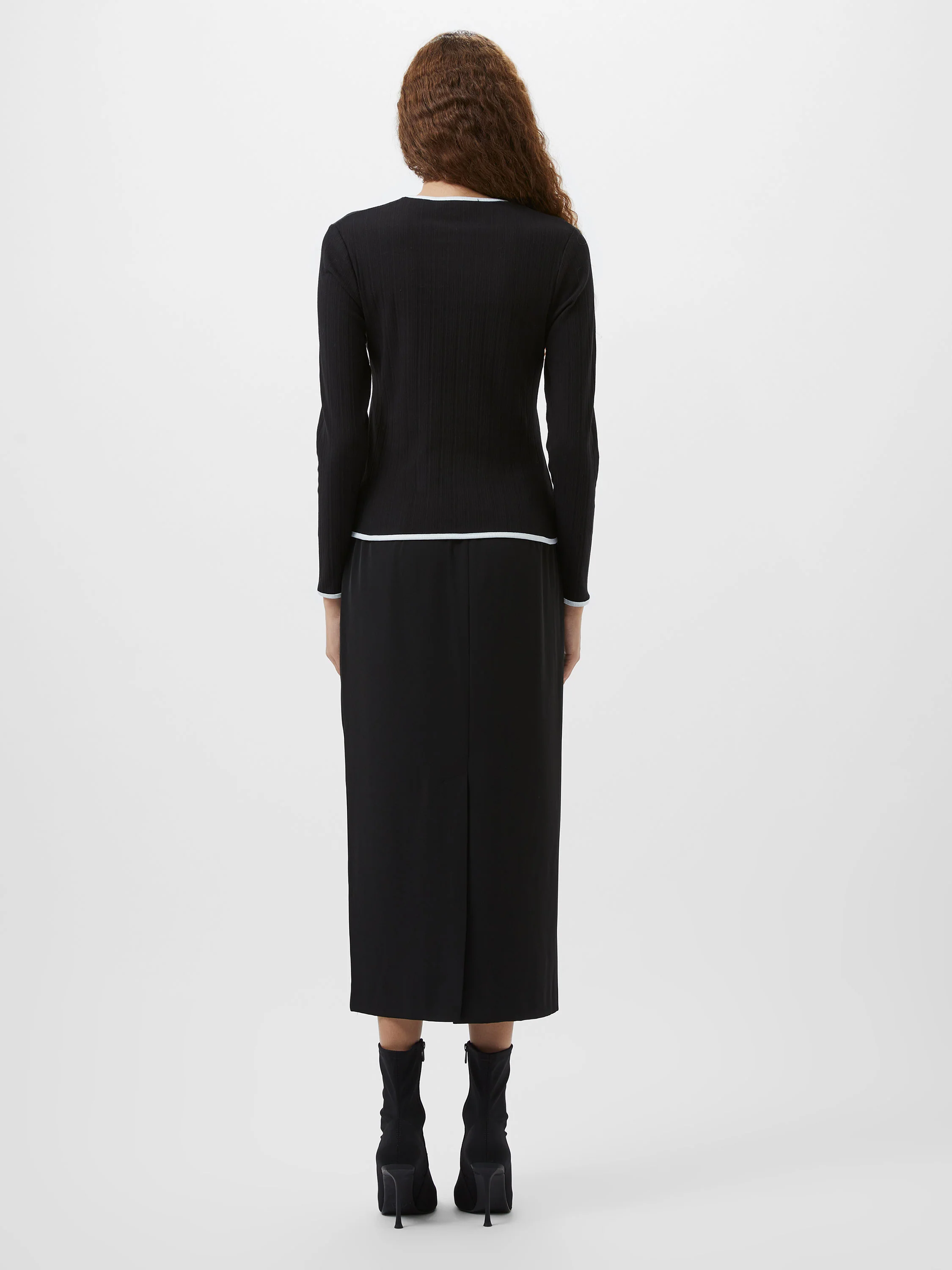 Sasia Rib Contrast Binding Top - Image 4