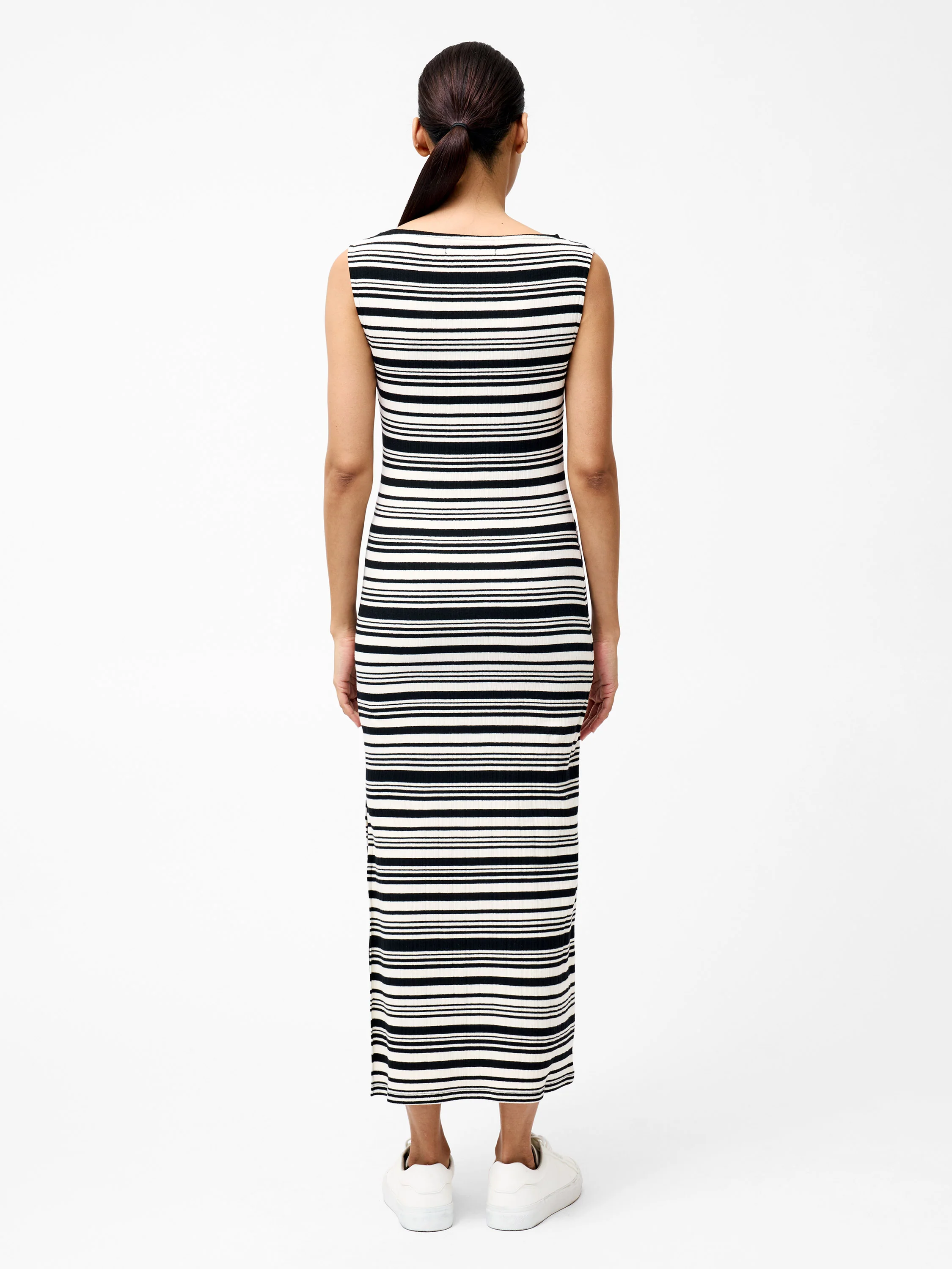 Sasia Rib Stripe Sleeveless Dress - Image 5