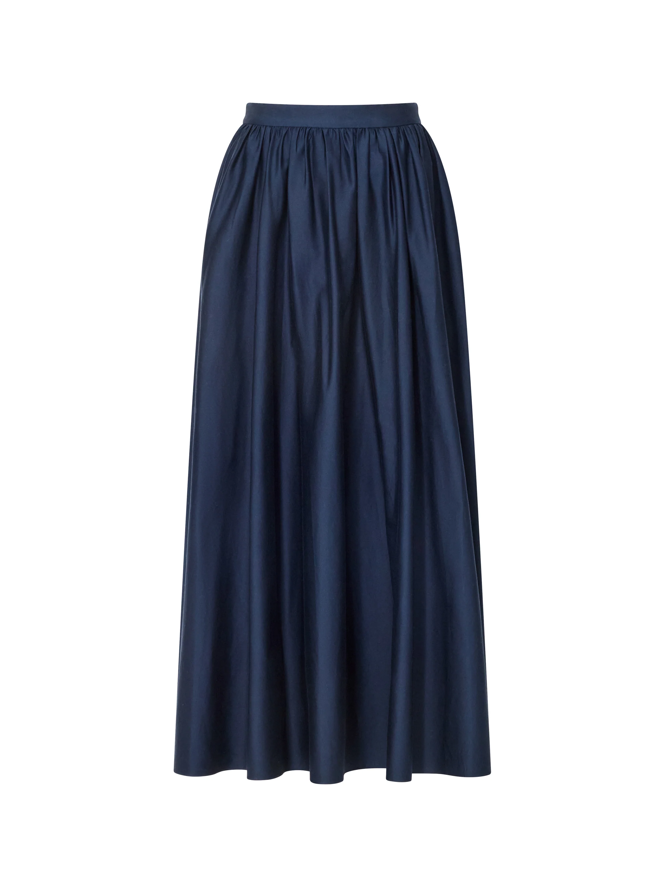 Sateen Weave Cotton Maxi Skirt - Image 6