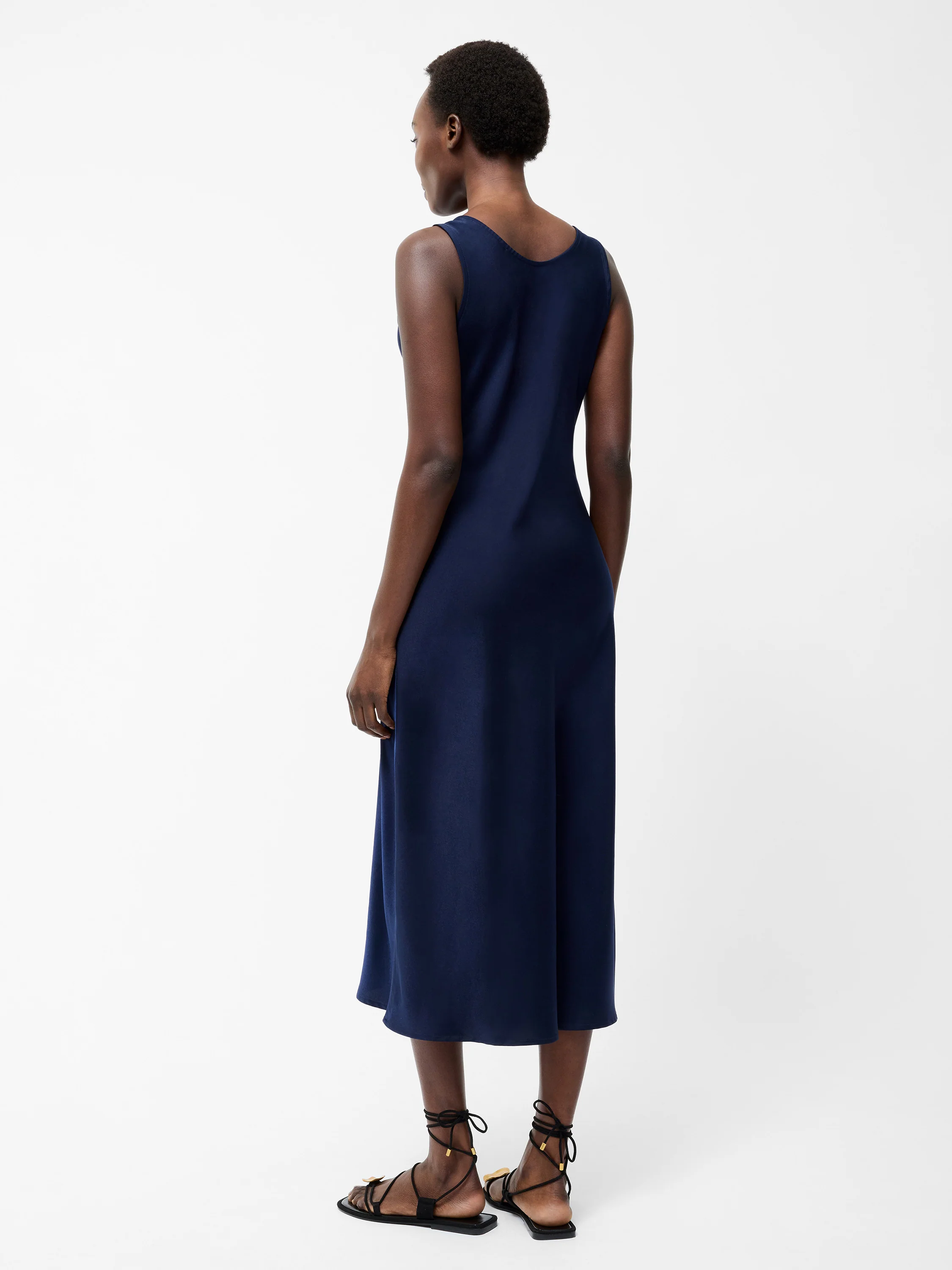Scoop Satin Slip Dress - Image 2