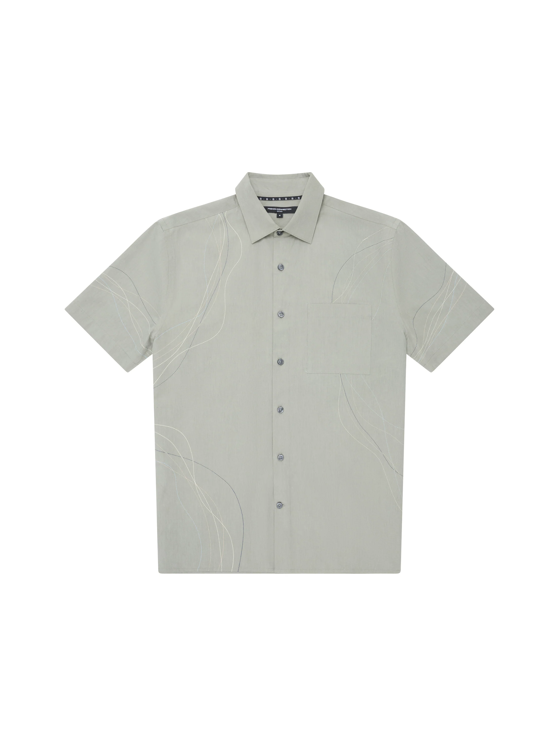 Scribble Dots Leo Short Sleeve Shirt - Image 5