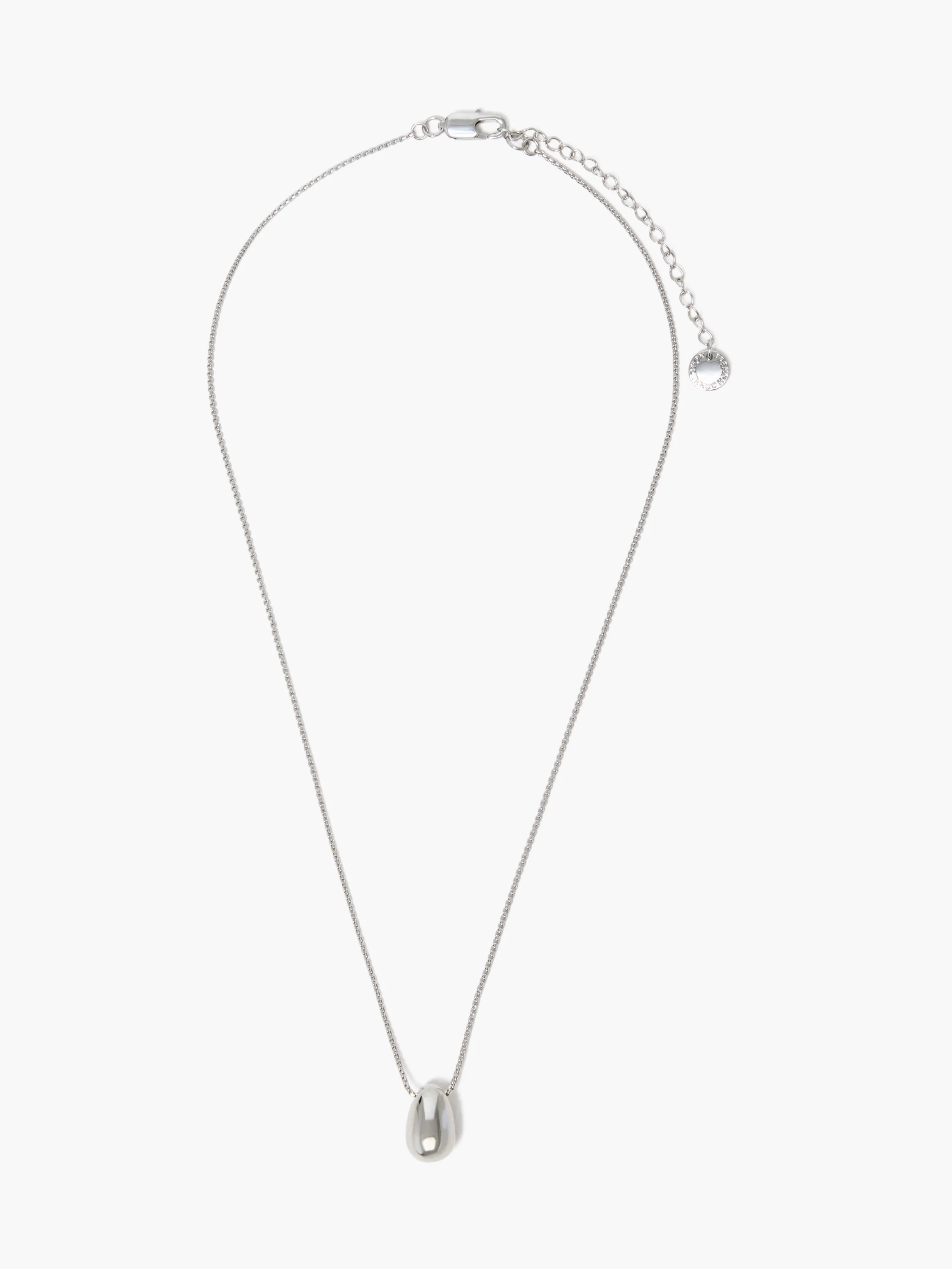 Sculptural Bean Pendant Necklace